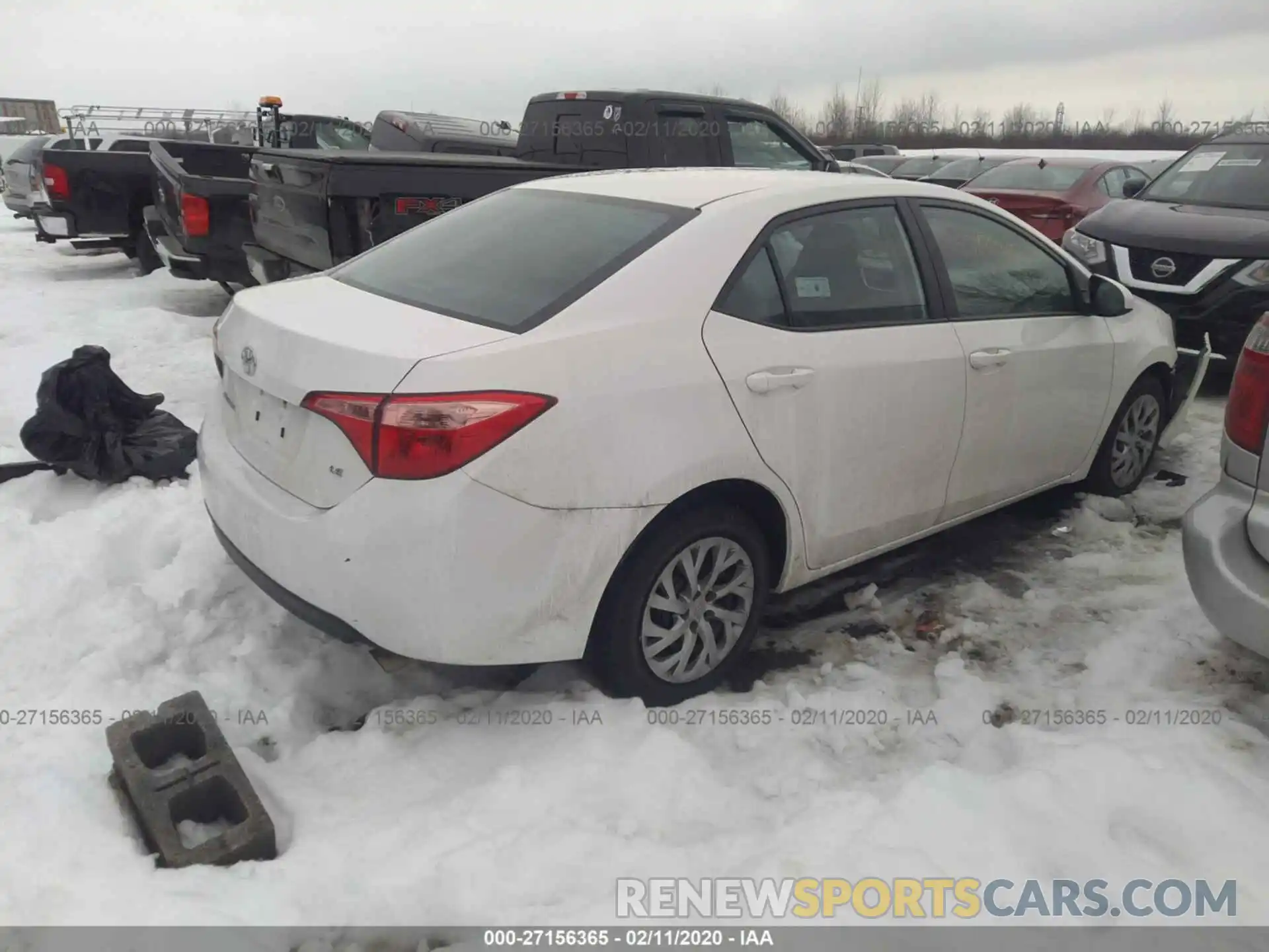 4 Photograph of a damaged car 2T1BURHE1KC181801 TOYOTA COROLLA 2019