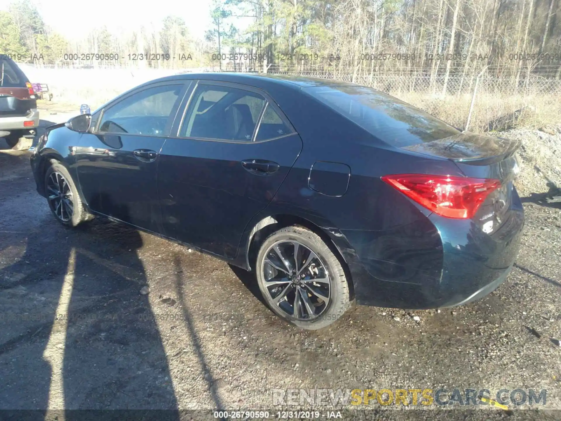 3 Photograph of a damaged car 2T1BURHE1KC181992 TOYOTA COROLLA 2019