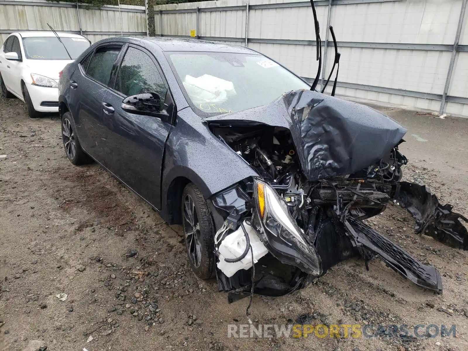 1 Photograph of a damaged car 2T1BURHE1KC182043 TOYOTA COROLLA 2019