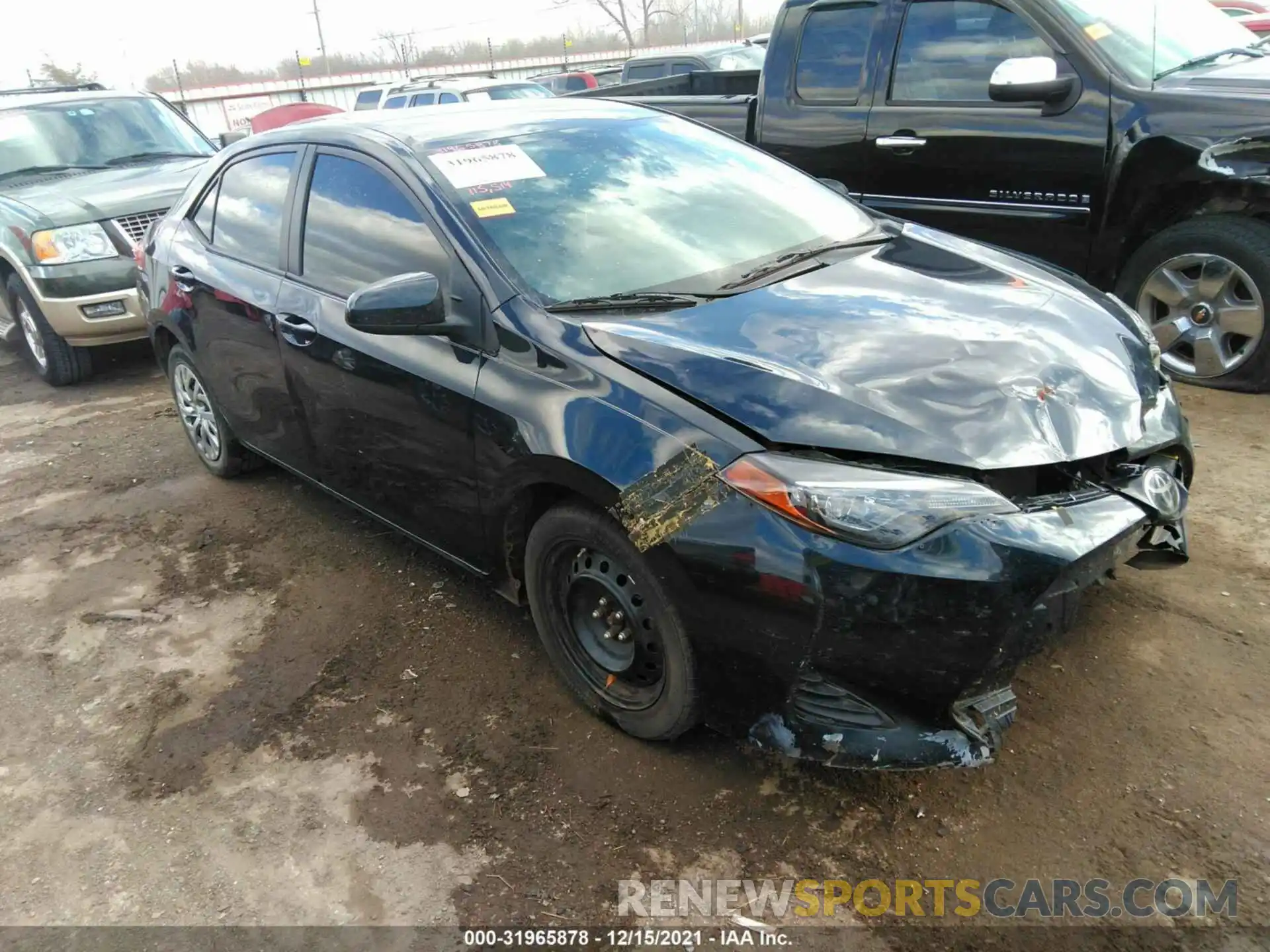 1 Photograph of a damaged car 2T1BURHE1KC182253 TOYOTA COROLLA 2019