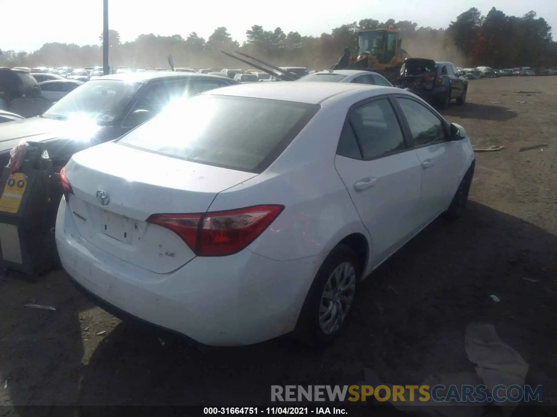 4 Photograph of a damaged car 2T1BURHE1KC182348 TOYOTA COROLLA 2019