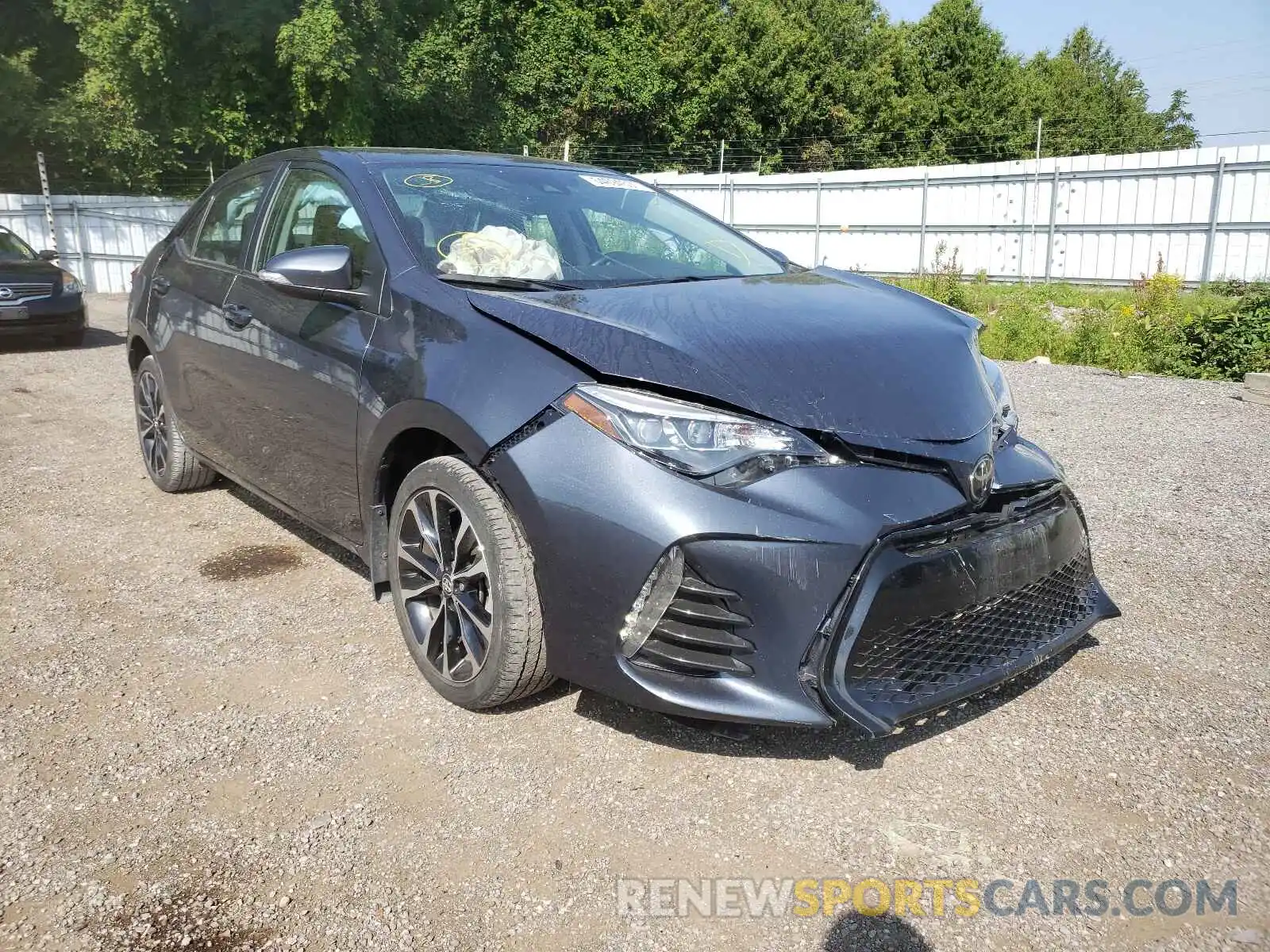 1 Photograph of a damaged car 2T1BURHE1KC183659 TOYOTA COROLLA 2019