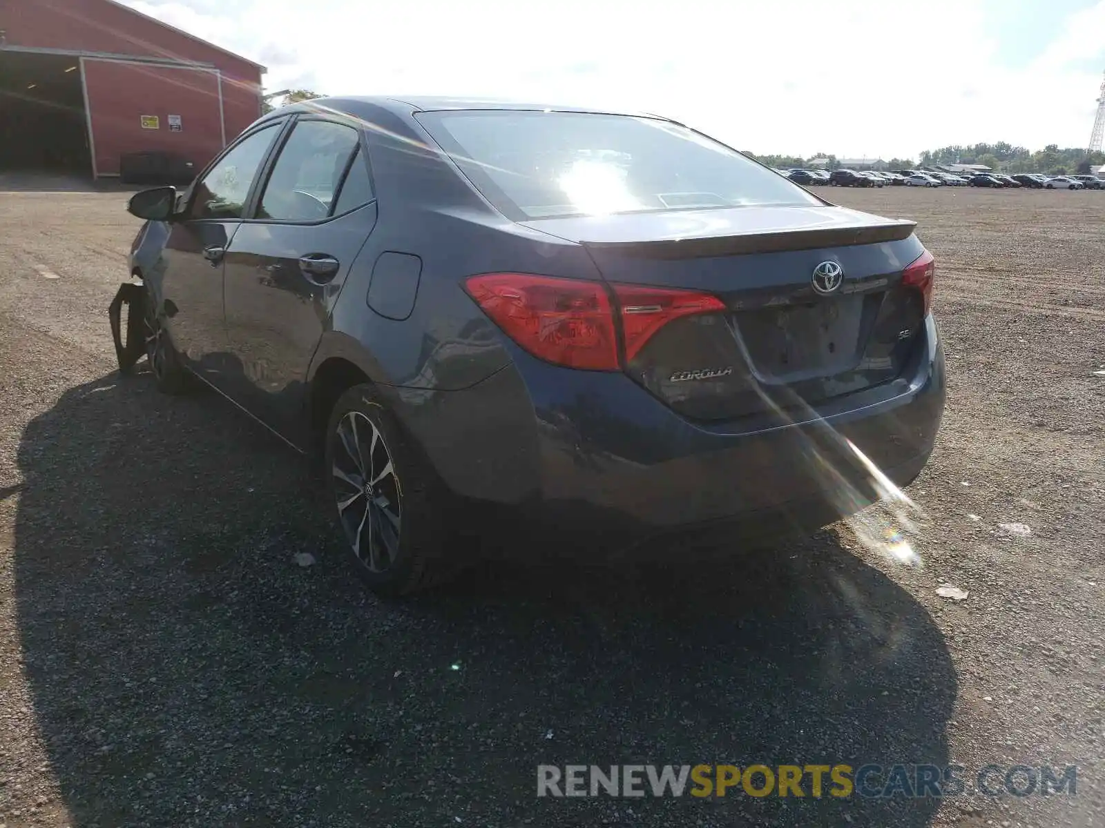 3 Photograph of a damaged car 2T1BURHE1KC183659 TOYOTA COROLLA 2019