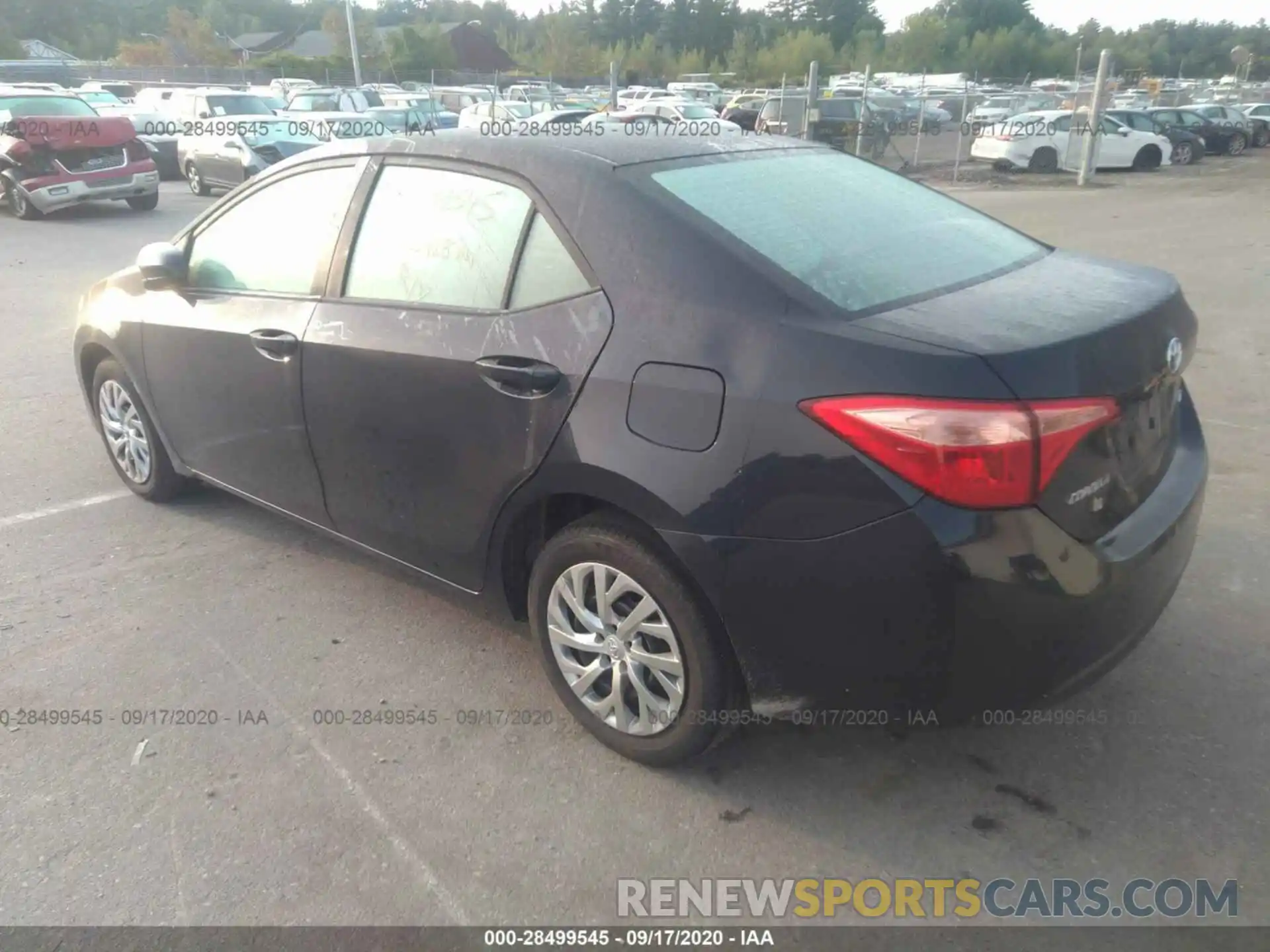 3 Photograph of a damaged car 2T1BURHE1KC184083 TOYOTA COROLLA 2019