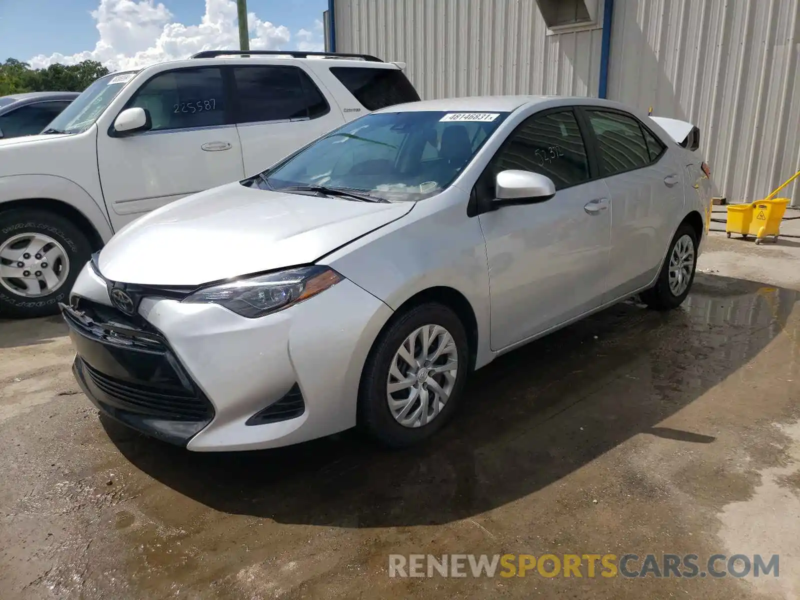 2 Photograph of a damaged car 2T1BURHE1KC184312 TOYOTA COROLLA 2019