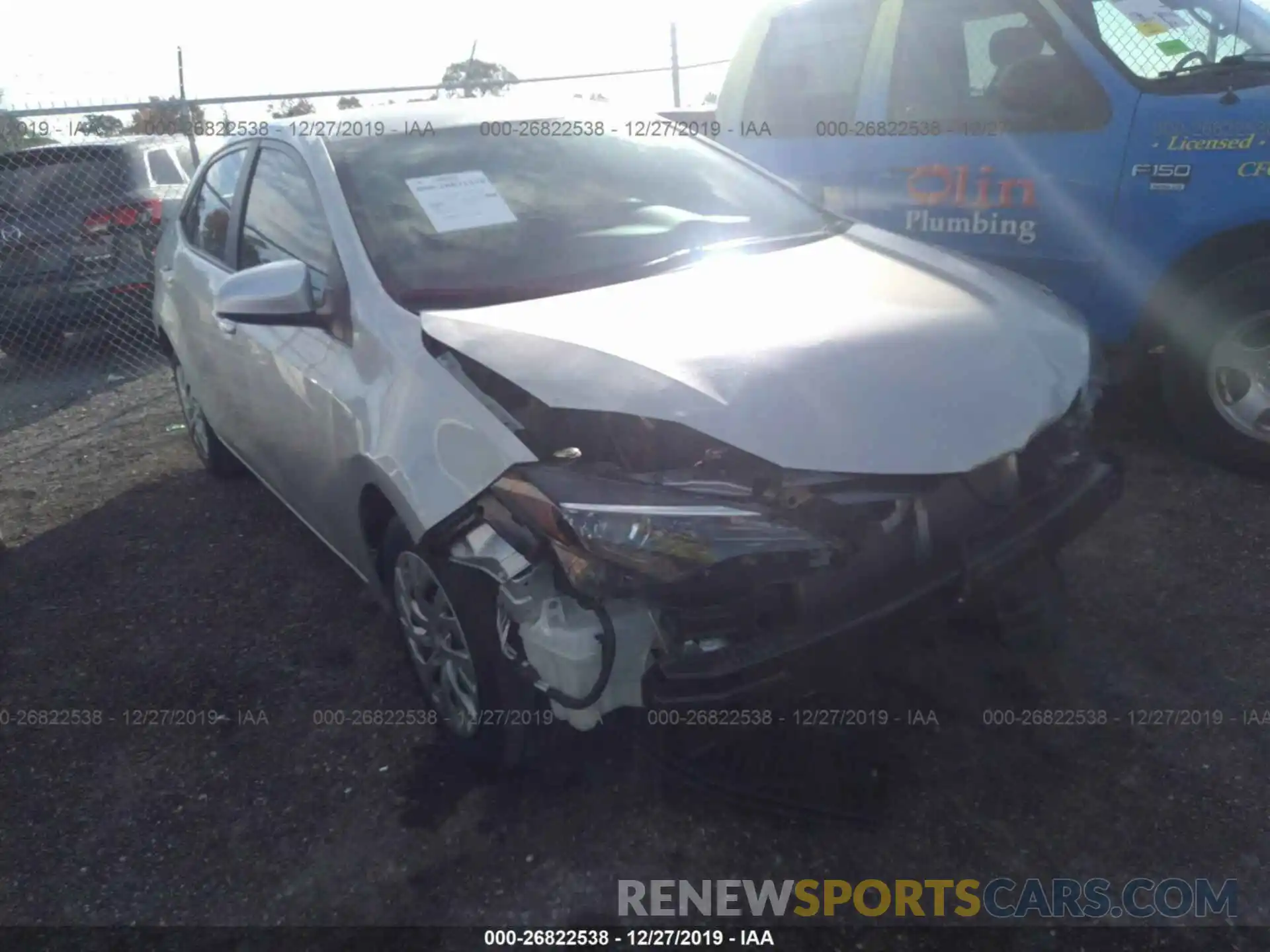 6 Photograph of a damaged car 2T1BURHE1KC184455 TOYOTA COROLLA 2019