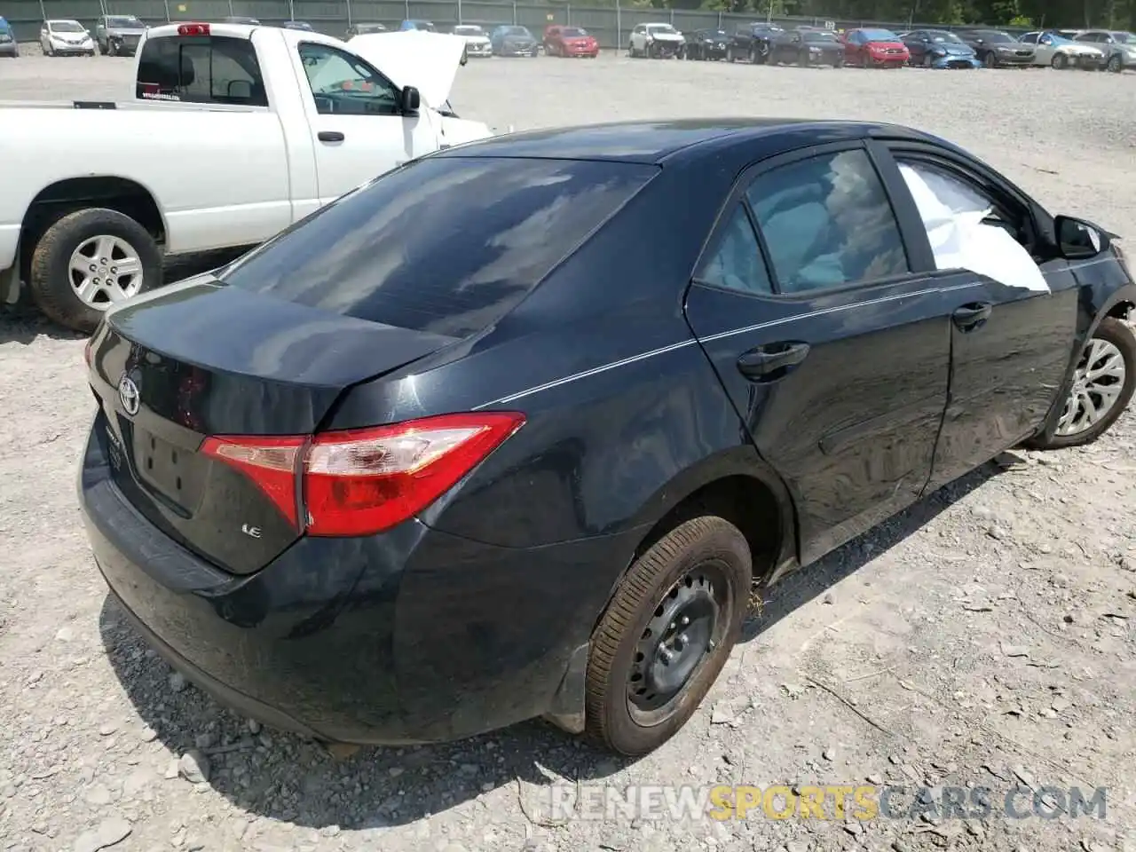 4 Photograph of a damaged car 2T1BURHE1KC185332 TOYOTA COROLLA 2019