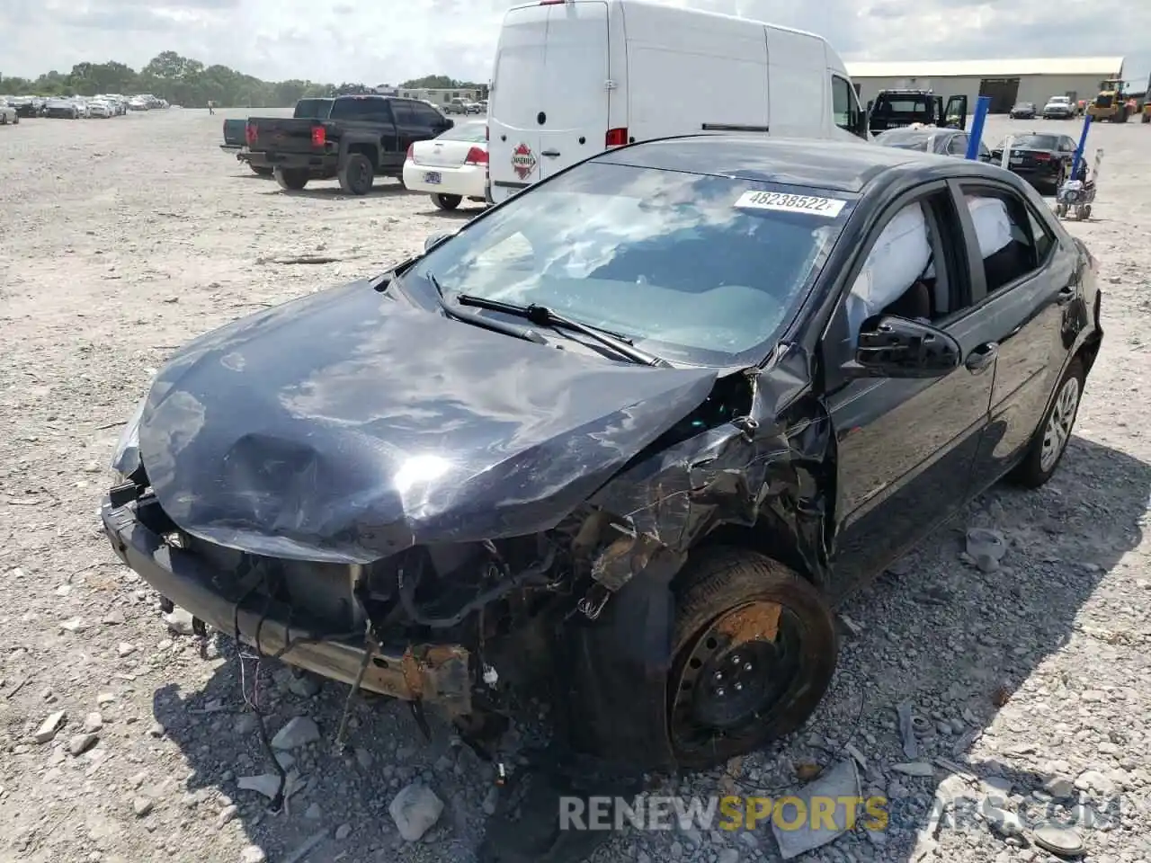 9 Photograph of a damaged car 2T1BURHE1KC185332 TOYOTA COROLLA 2019