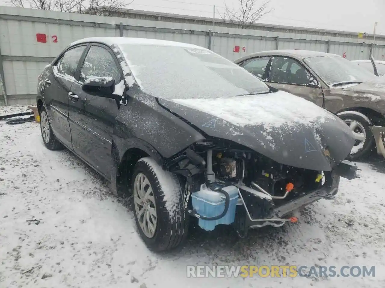 1 Photograph of a damaged car 2T1BURHE1KC186867 TOYOTA COROLLA 2019