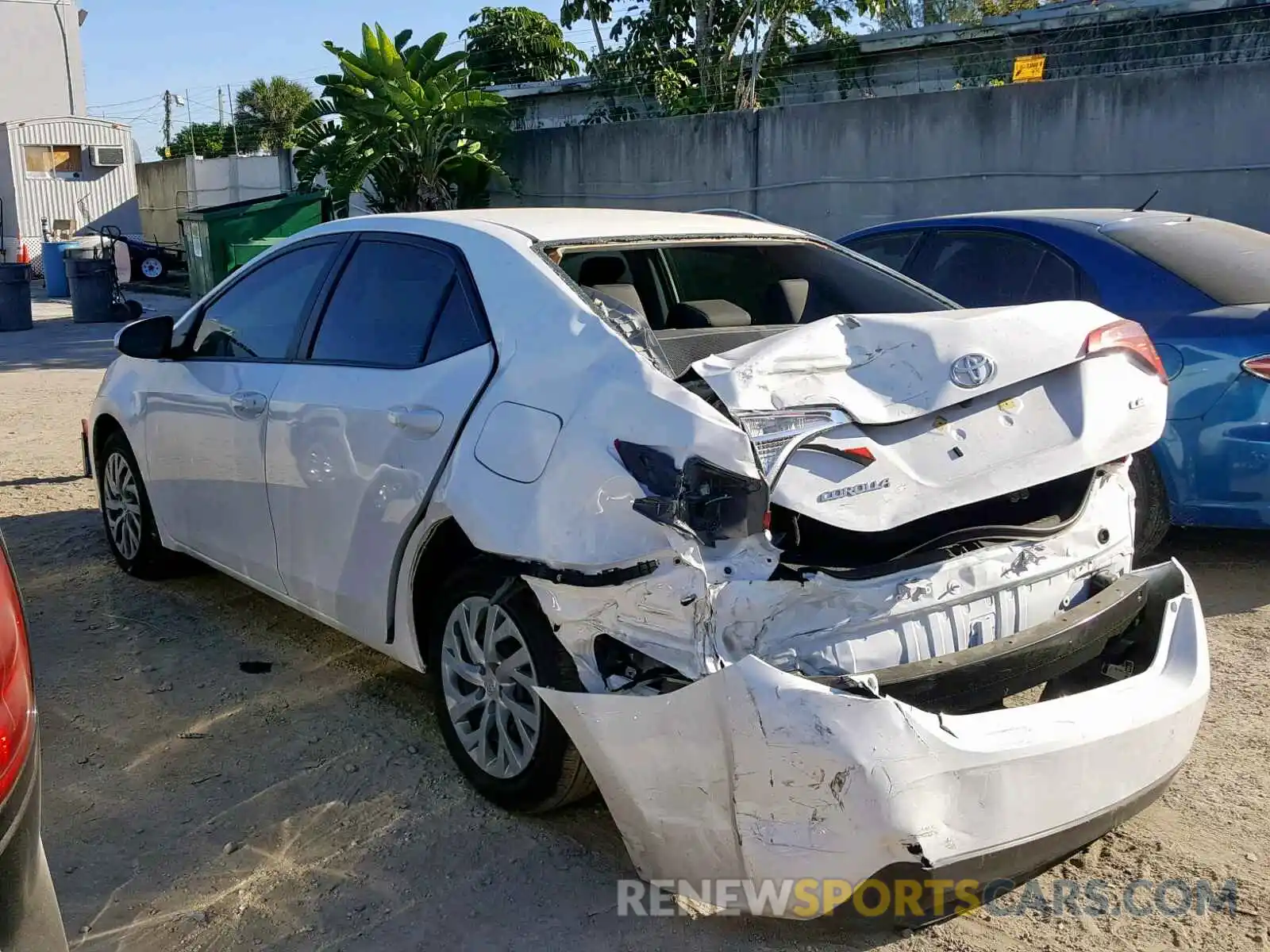 3 Photograph of a damaged car 2T1BURHE1KC187307 TOYOTA COROLLA 2019