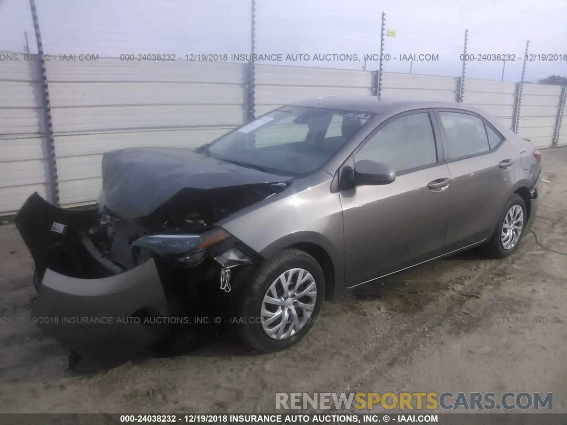 2 Photograph of a damaged car 2T1BURHE1KC187369 TOYOTA COROLLA 2019