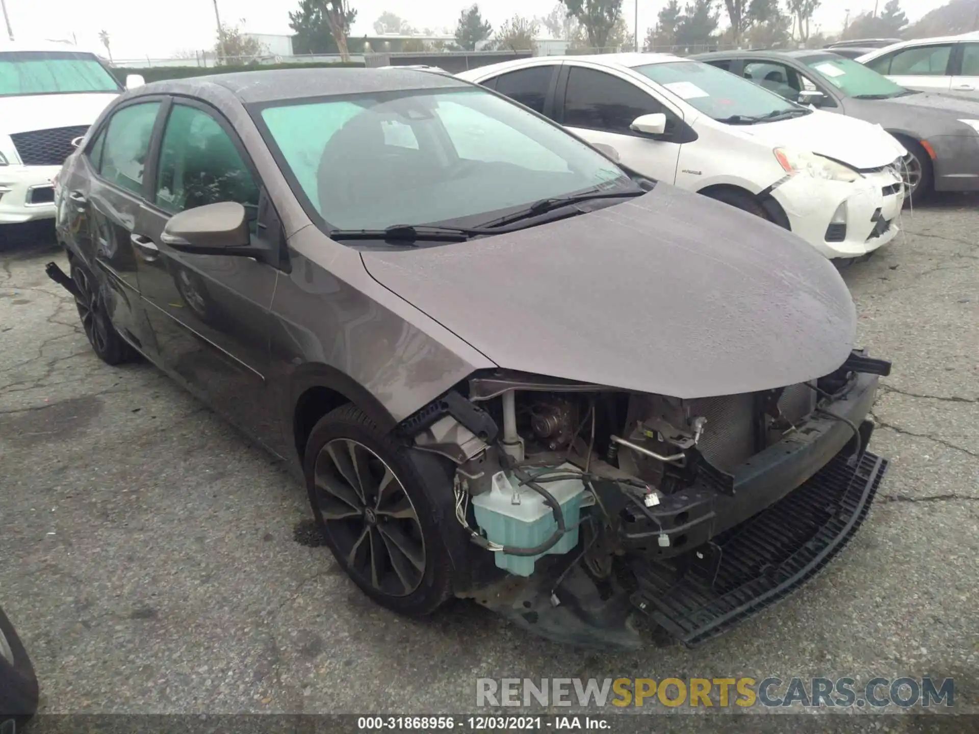 1 Photograph of a damaged car 2T1BURHE1KC187629 TOYOTA COROLLA 2019