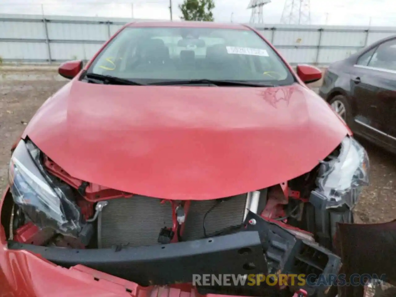 9 Photograph of a damaged car 2T1BURHE1KC187906 TOYOTA COROLLA 2019