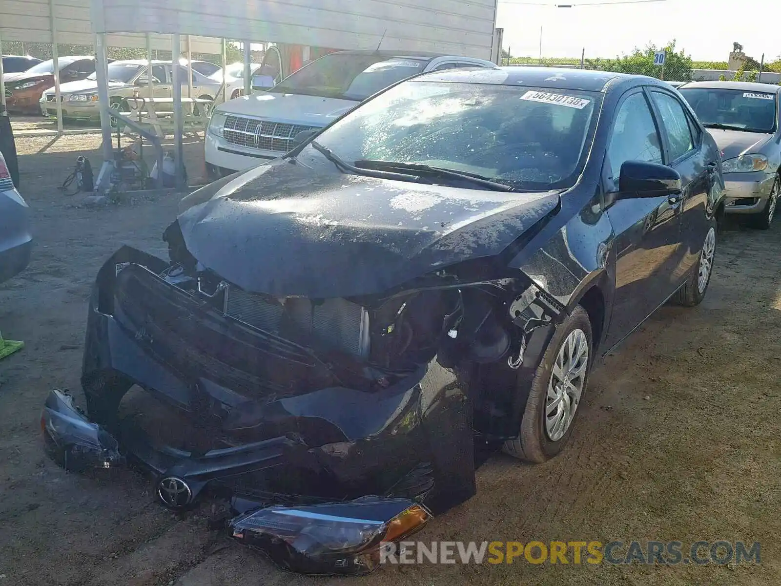 2 Photograph of a damaged car 2T1BURHE1KC188196 TOYOTA COROLLA 2019