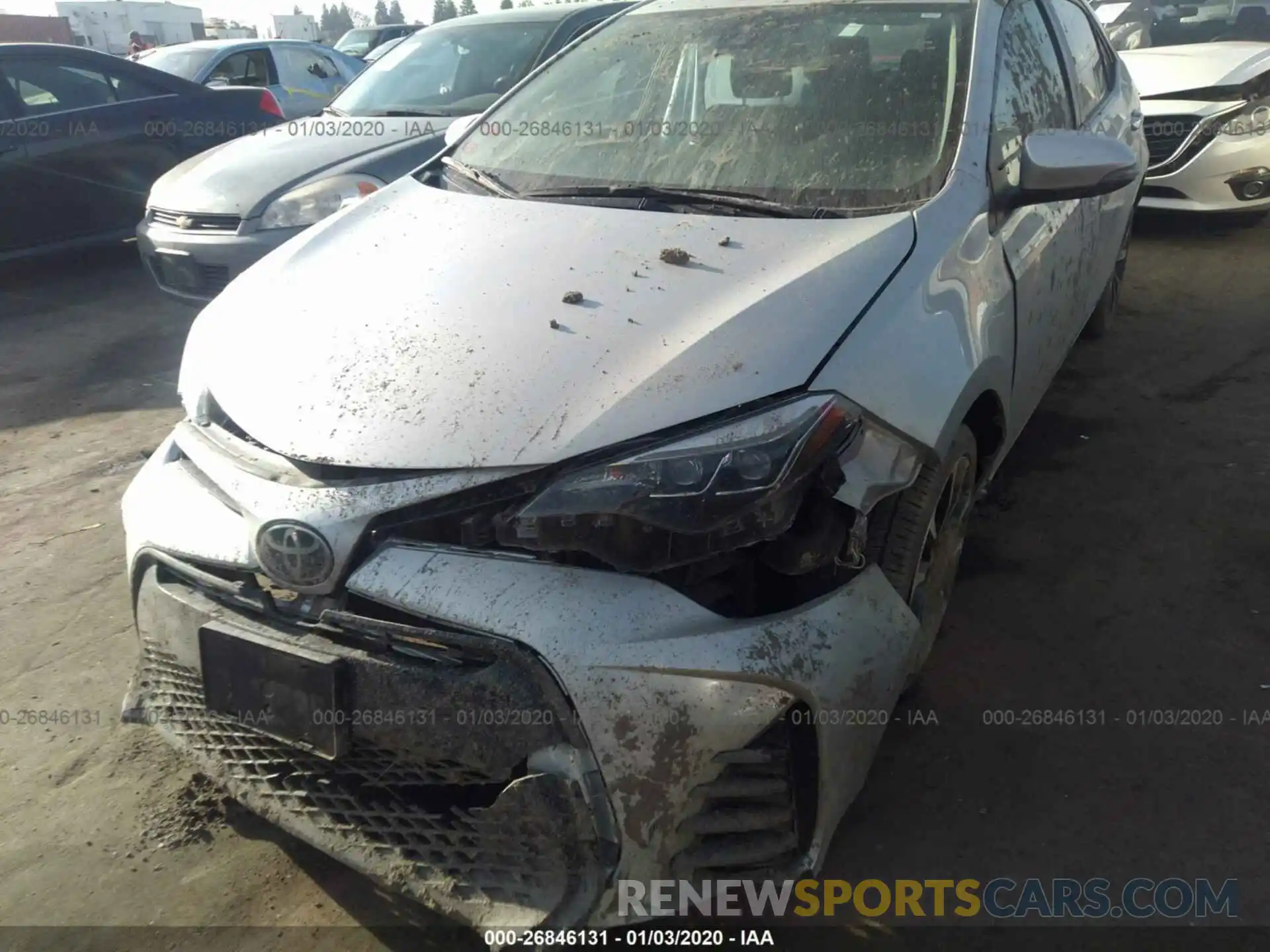 6 Photograph of a damaged car 2T1BURHE1KC188215 TOYOTA COROLLA 2019