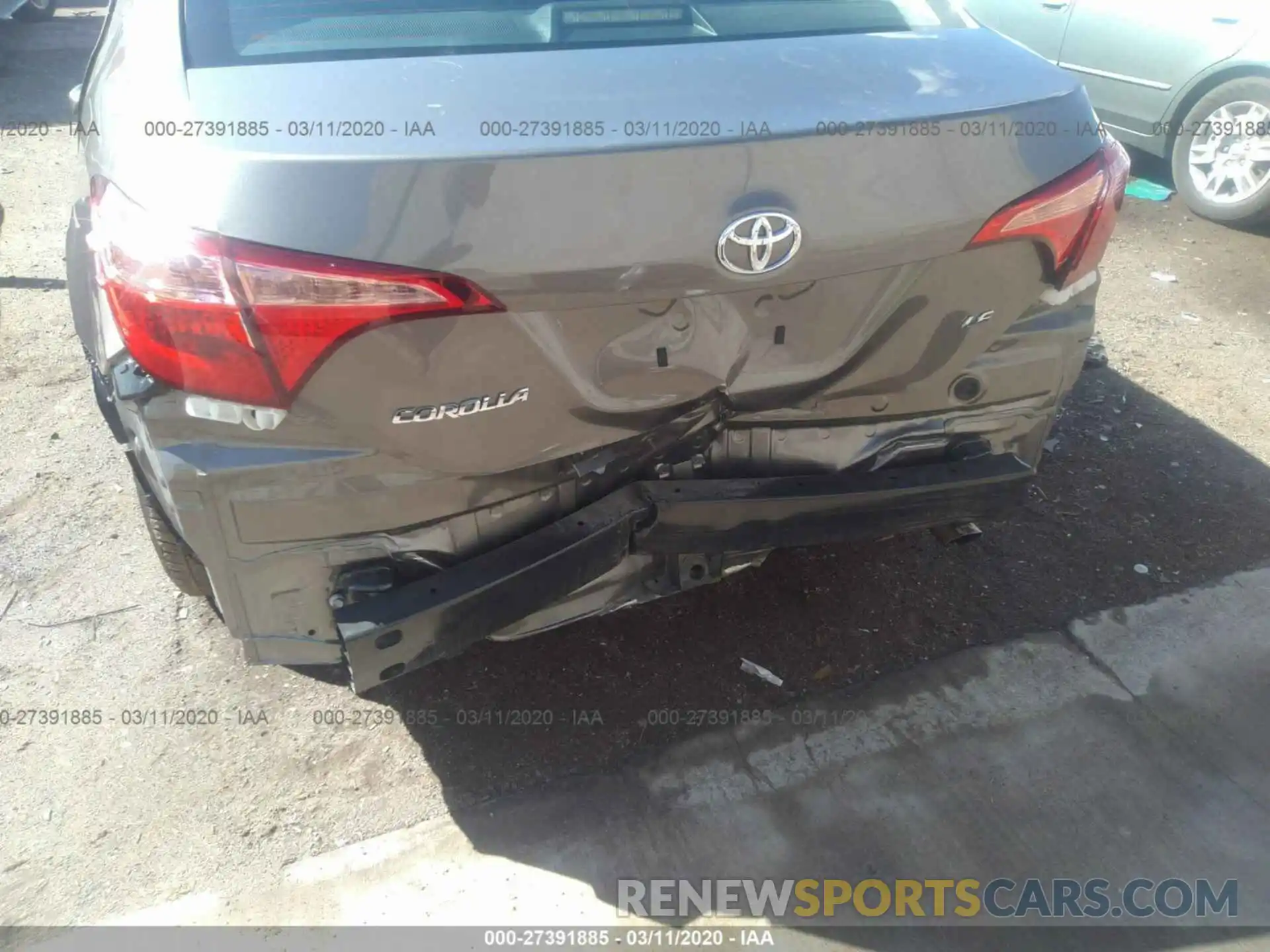 6 Photograph of a damaged car 2T1BURHE1KC189039 TOYOTA COROLLA 2019