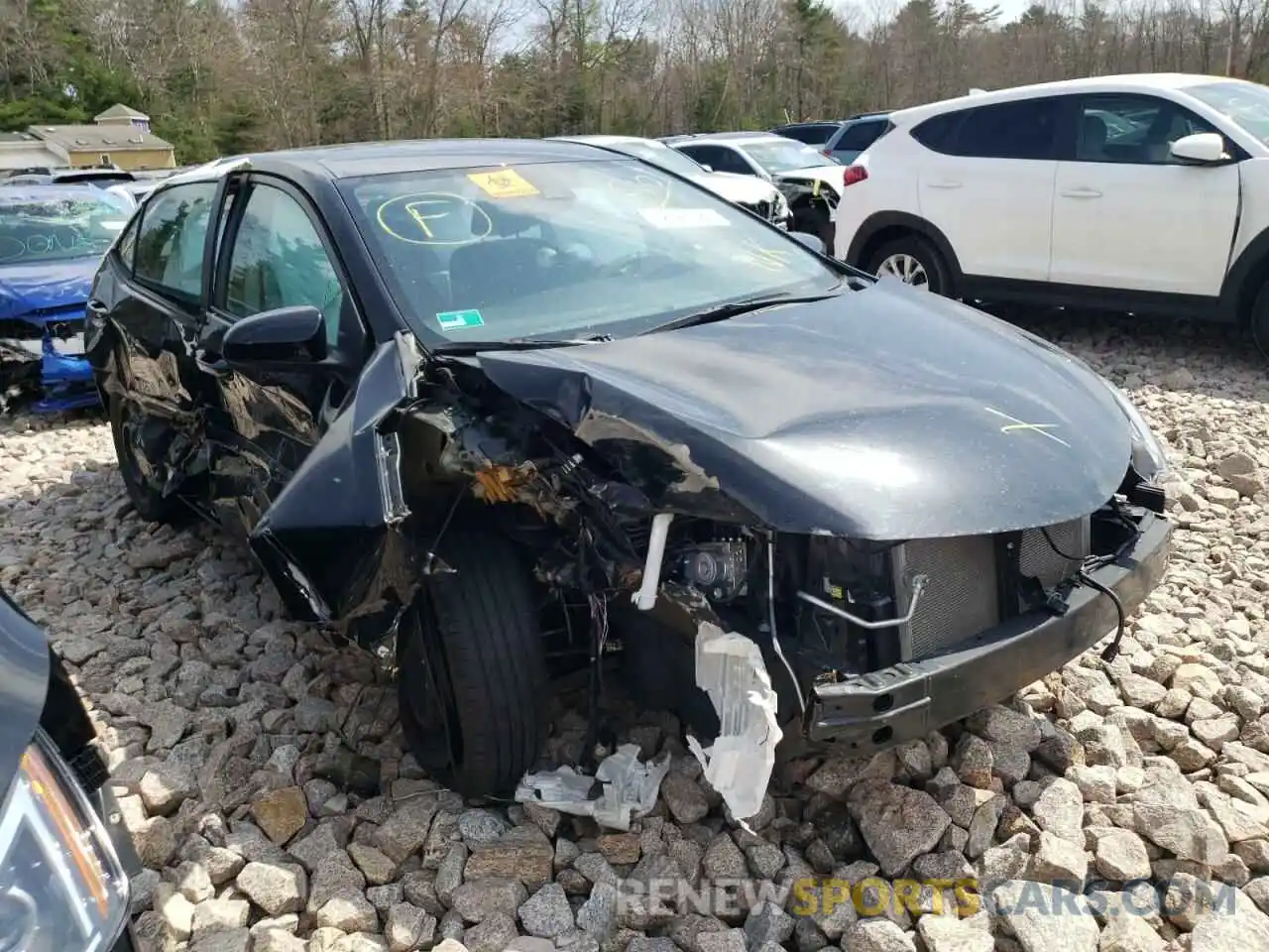 1 Photograph of a damaged car 2T1BURHE1KC189381 TOYOTA COROLLA 2019