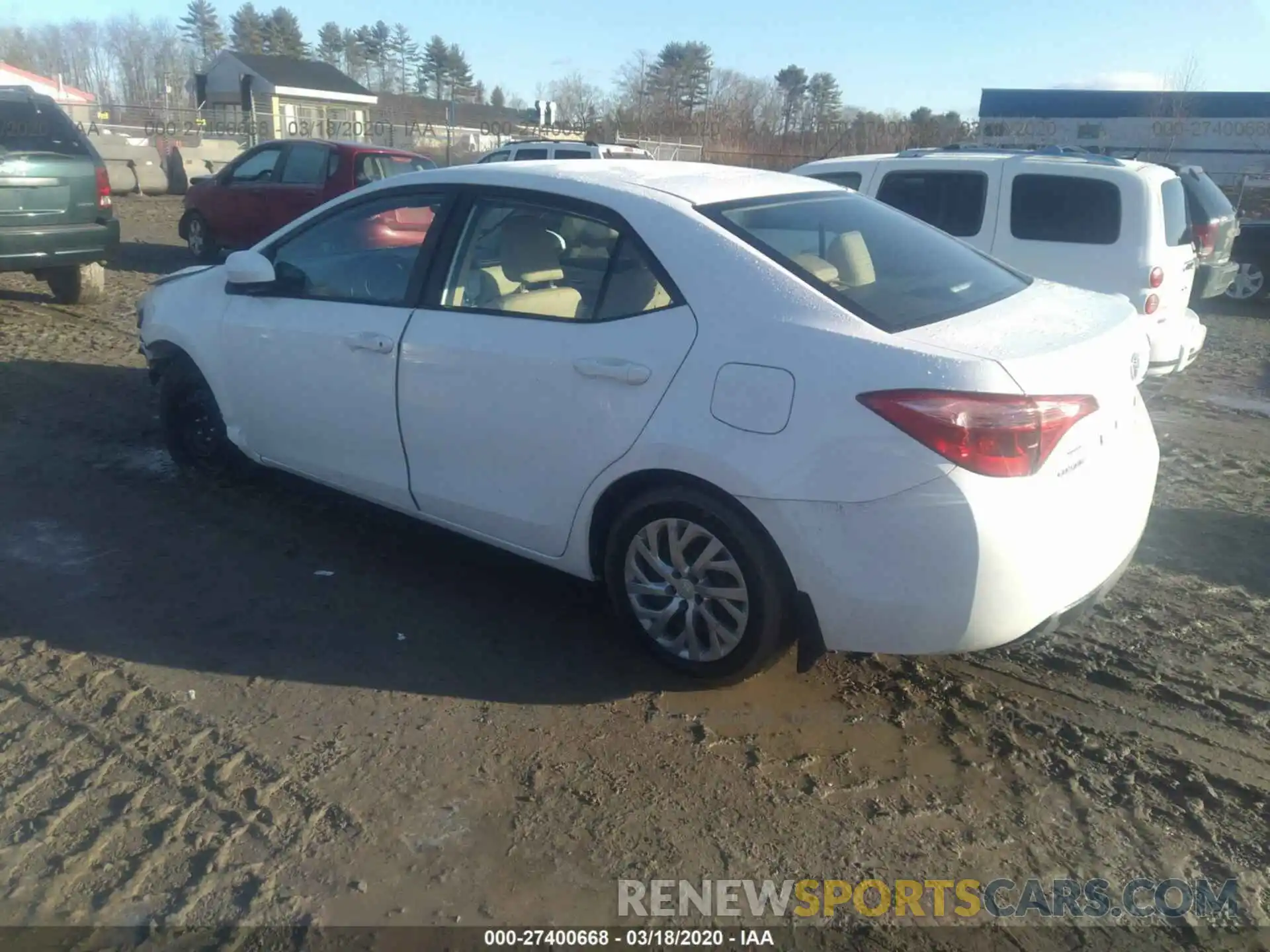 3 Photograph of a damaged car 2T1BURHE1KC190028 TOYOTA COROLLA 2019