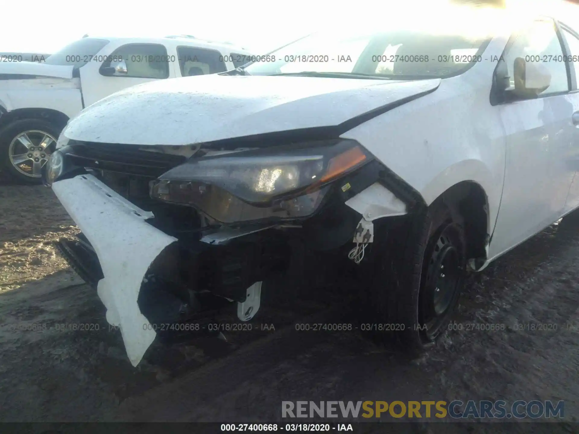 6 Photograph of a damaged car 2T1BURHE1KC190028 TOYOTA COROLLA 2019