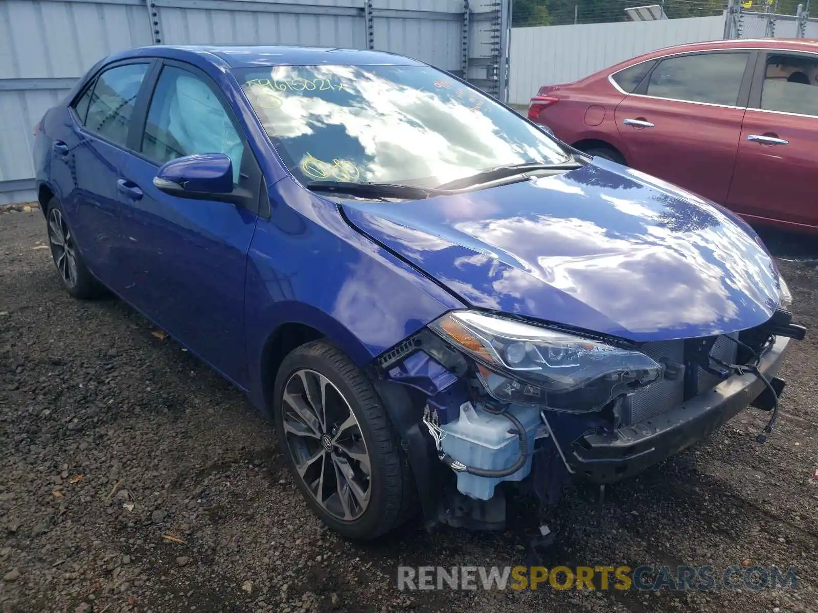 1 Photograph of a damaged car 2T1BURHE1KC190126 TOYOTA COROLLA 2019