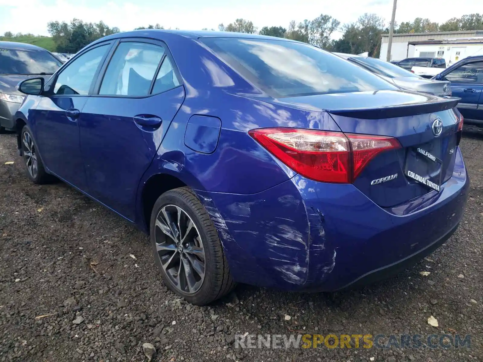 3 Photograph of a damaged car 2T1BURHE1KC190126 TOYOTA COROLLA 2019