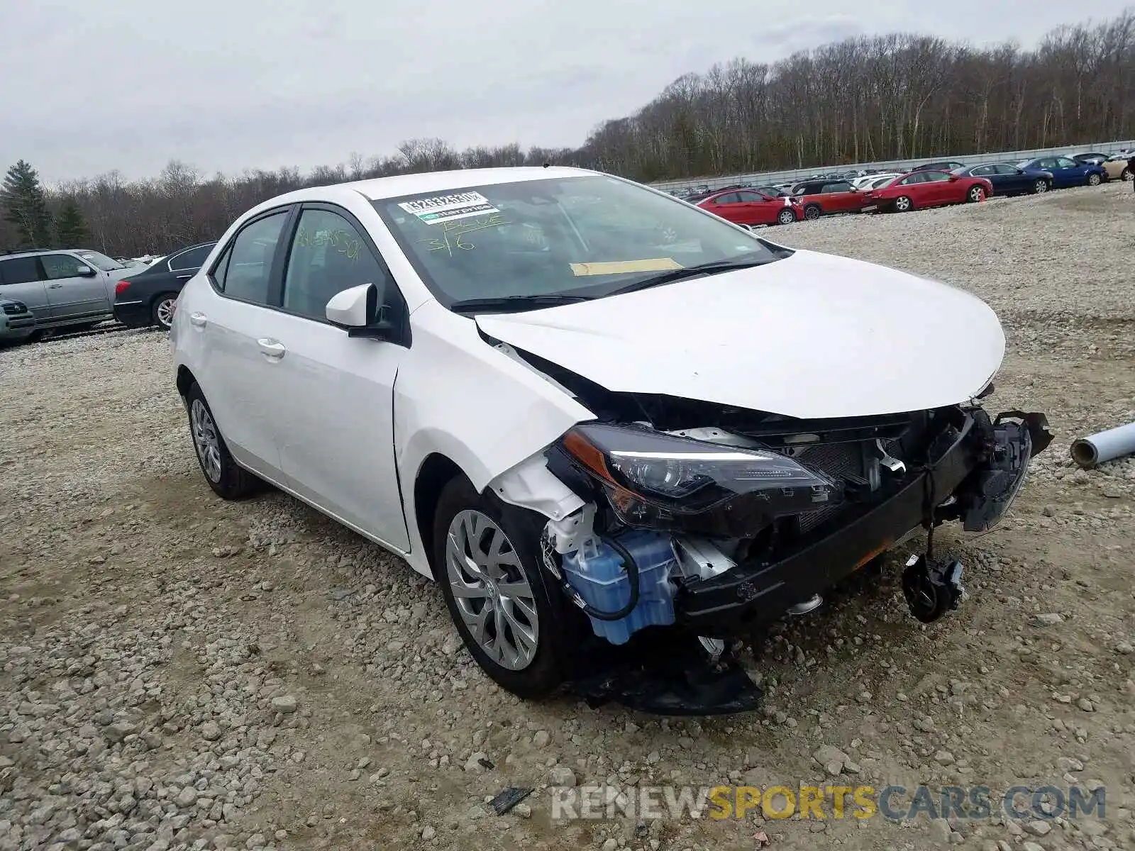 1 Photograph of a damaged car 2T1BURHE1KC190370 TOYOTA COROLLA 2019