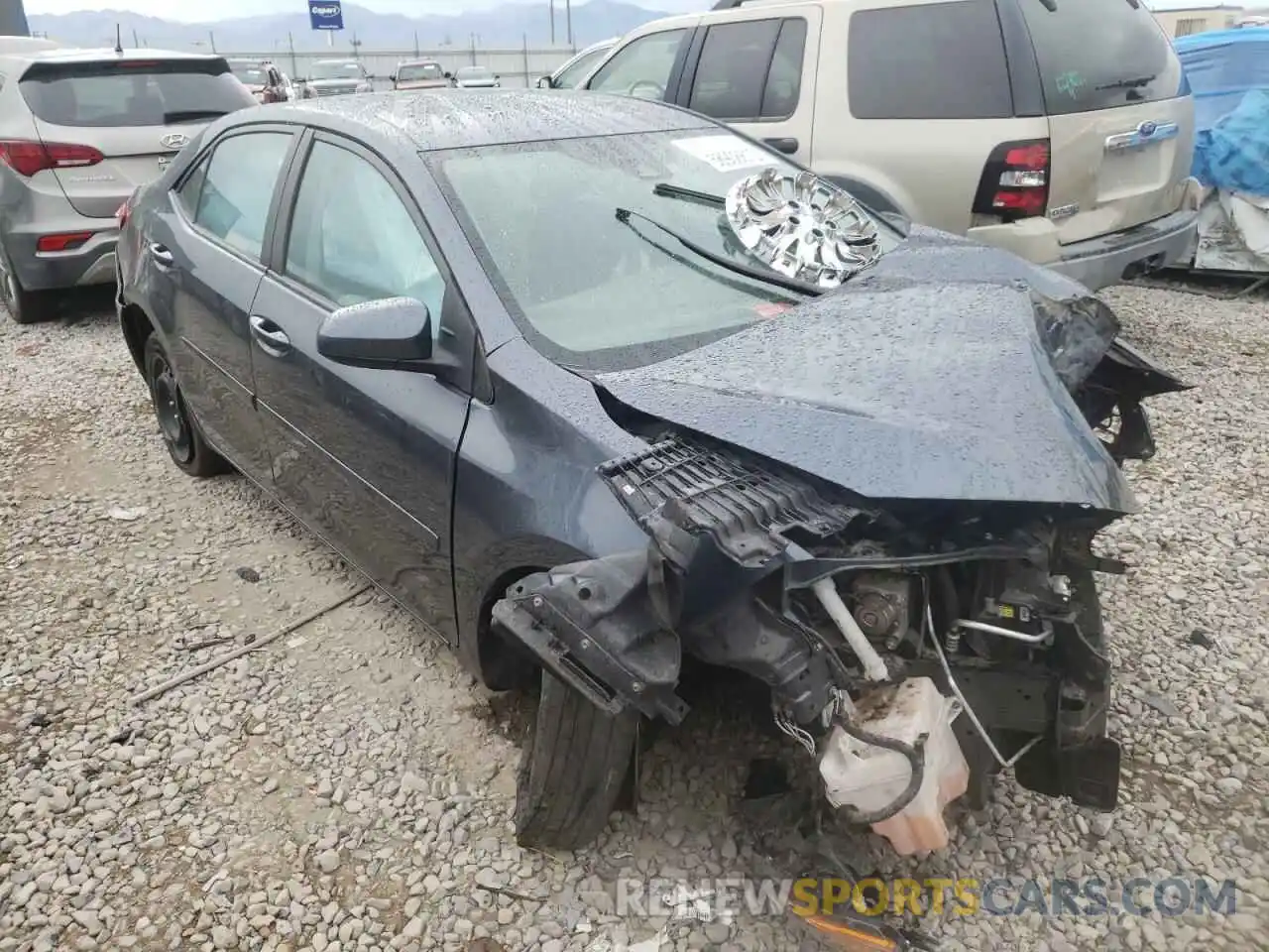 1 Photograph of a damaged car 2T1BURHE1KC190496 TOYOTA COROLLA 2019