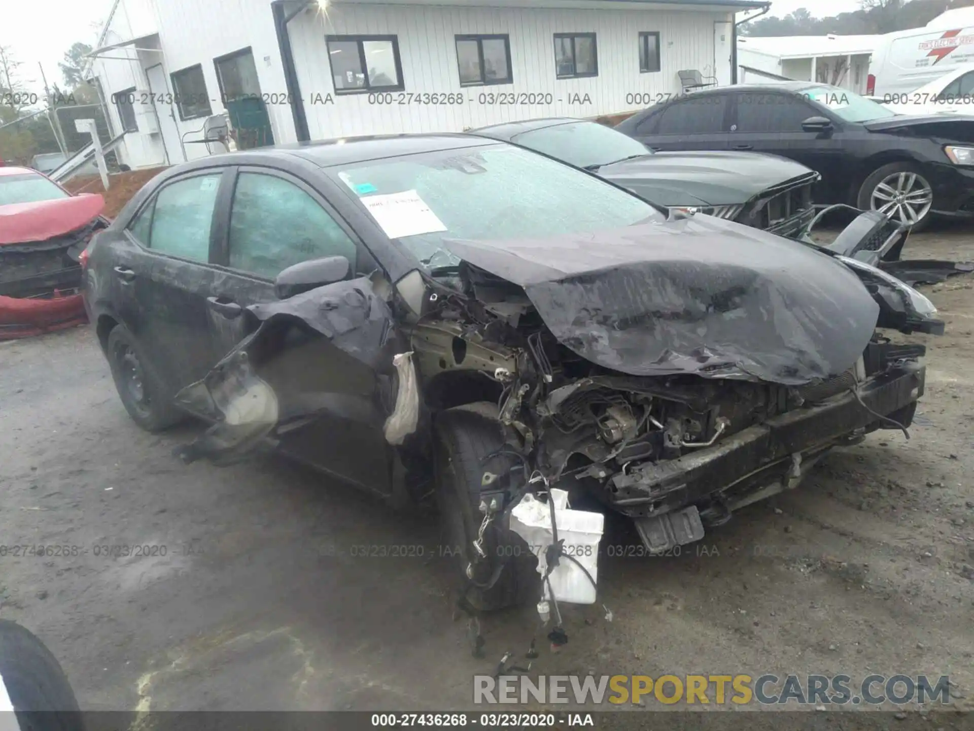 1 Photograph of a damaged car 2T1BURHE1KC191079 TOYOTA COROLLA 2019