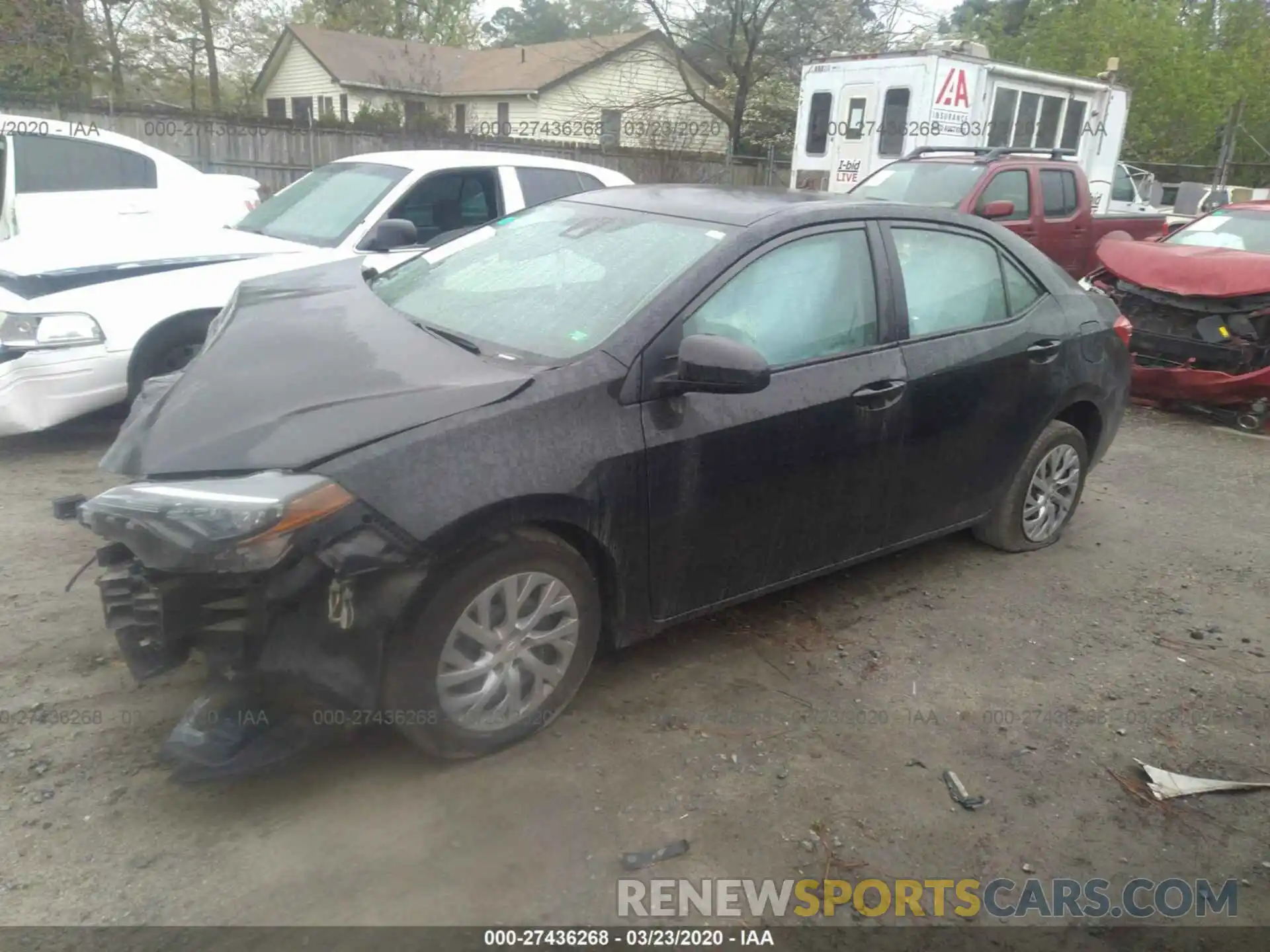 2 Photograph of a damaged car 2T1BURHE1KC191079 TOYOTA COROLLA 2019