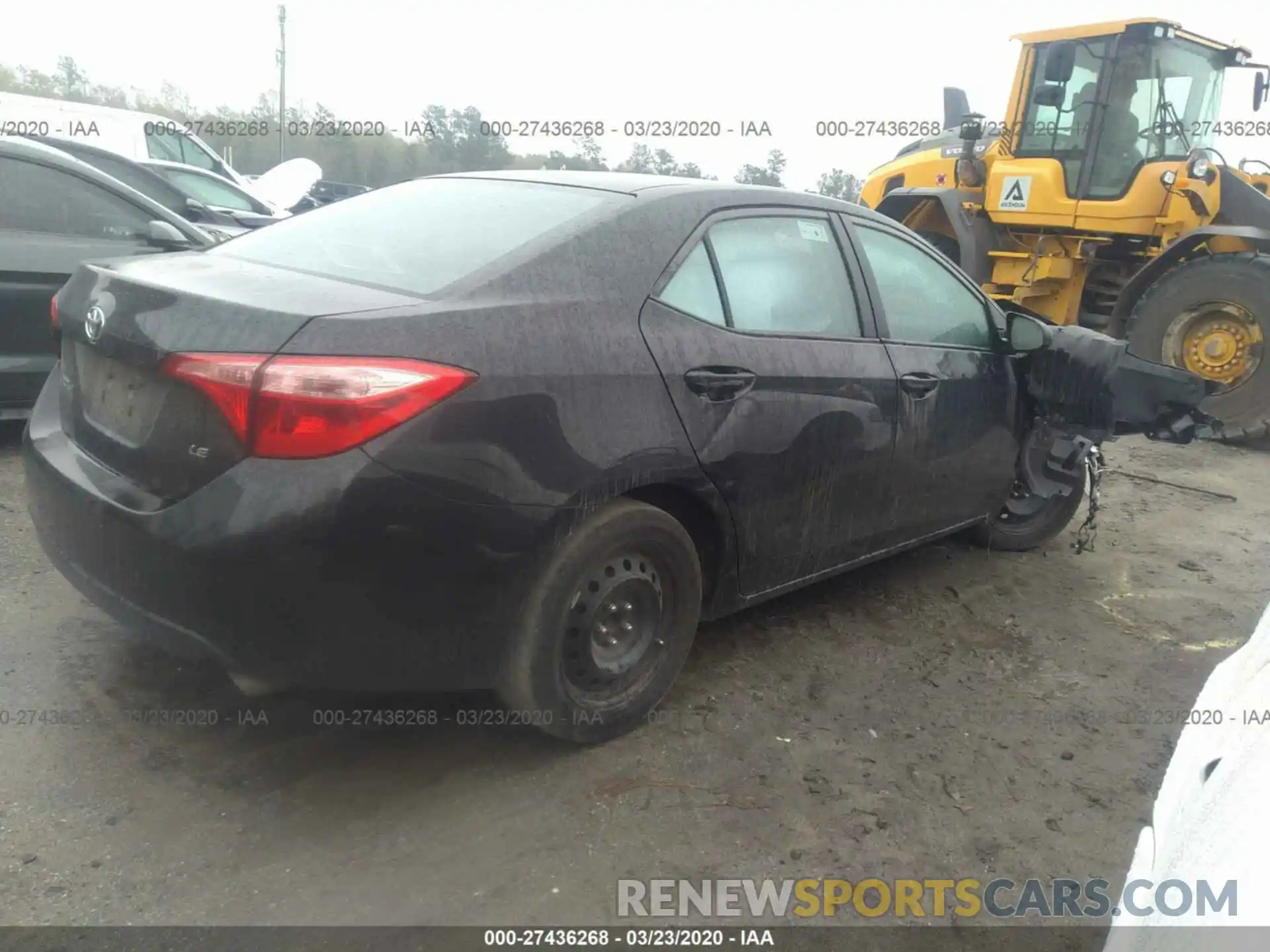 4 Photograph of a damaged car 2T1BURHE1KC191079 TOYOTA COROLLA 2019