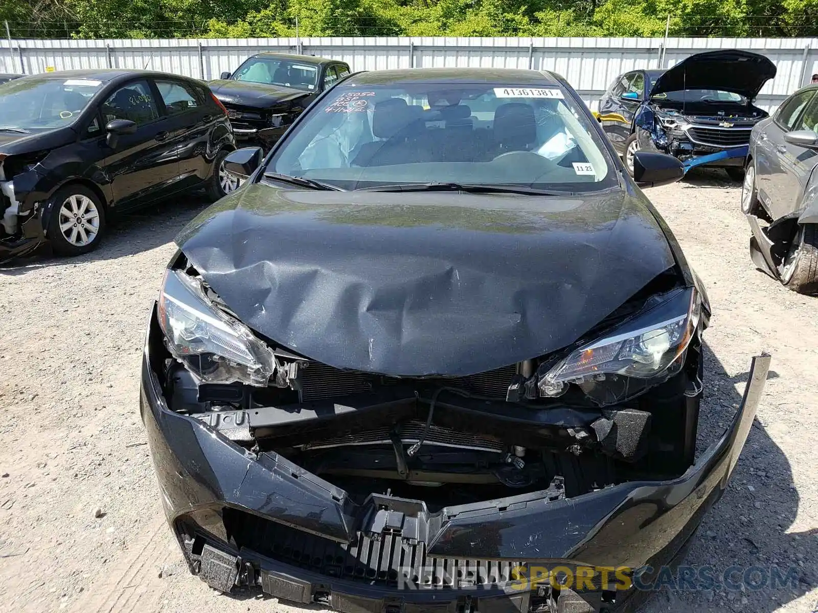 7 Photograph of a damaged car 2T1BURHE1KC191406 TOYOTA COROLLA 2019