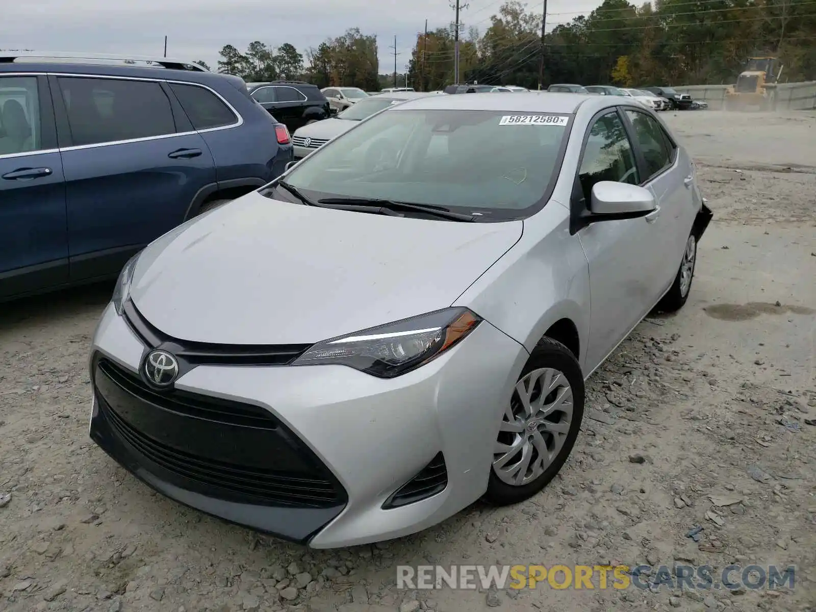 2 Photograph of a damaged car 2T1BURHE1KC191731 TOYOTA COROLLA 2019