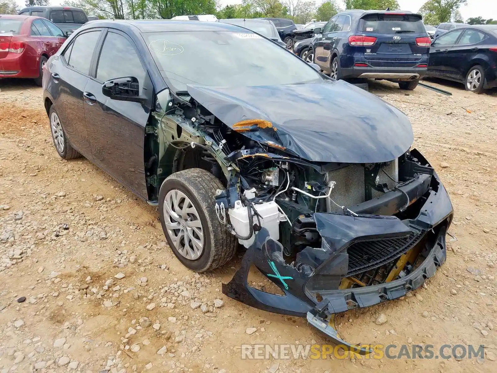 1 Photograph of a damaged car 2T1BURHE1KC192393 TOYOTA COROLLA 2019