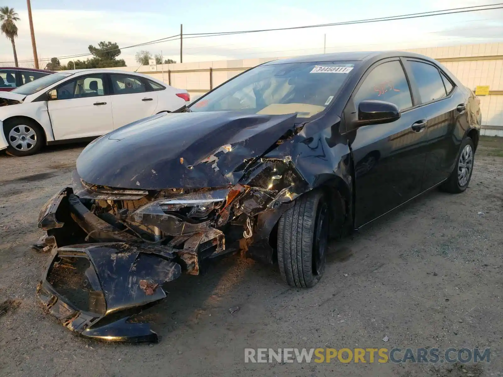 2 Photograph of a damaged car 2T1BURHE1KC192779 TOYOTA COROLLA 2019