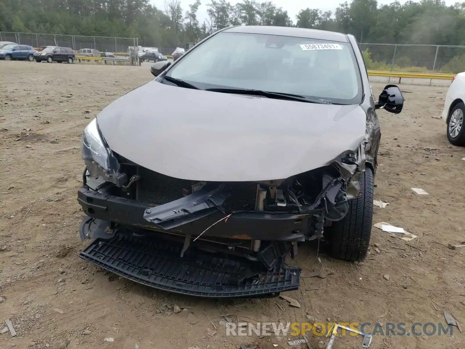 9 Photograph of a damaged car 2T1BURHE1KC193592 TOYOTA COROLLA 2019