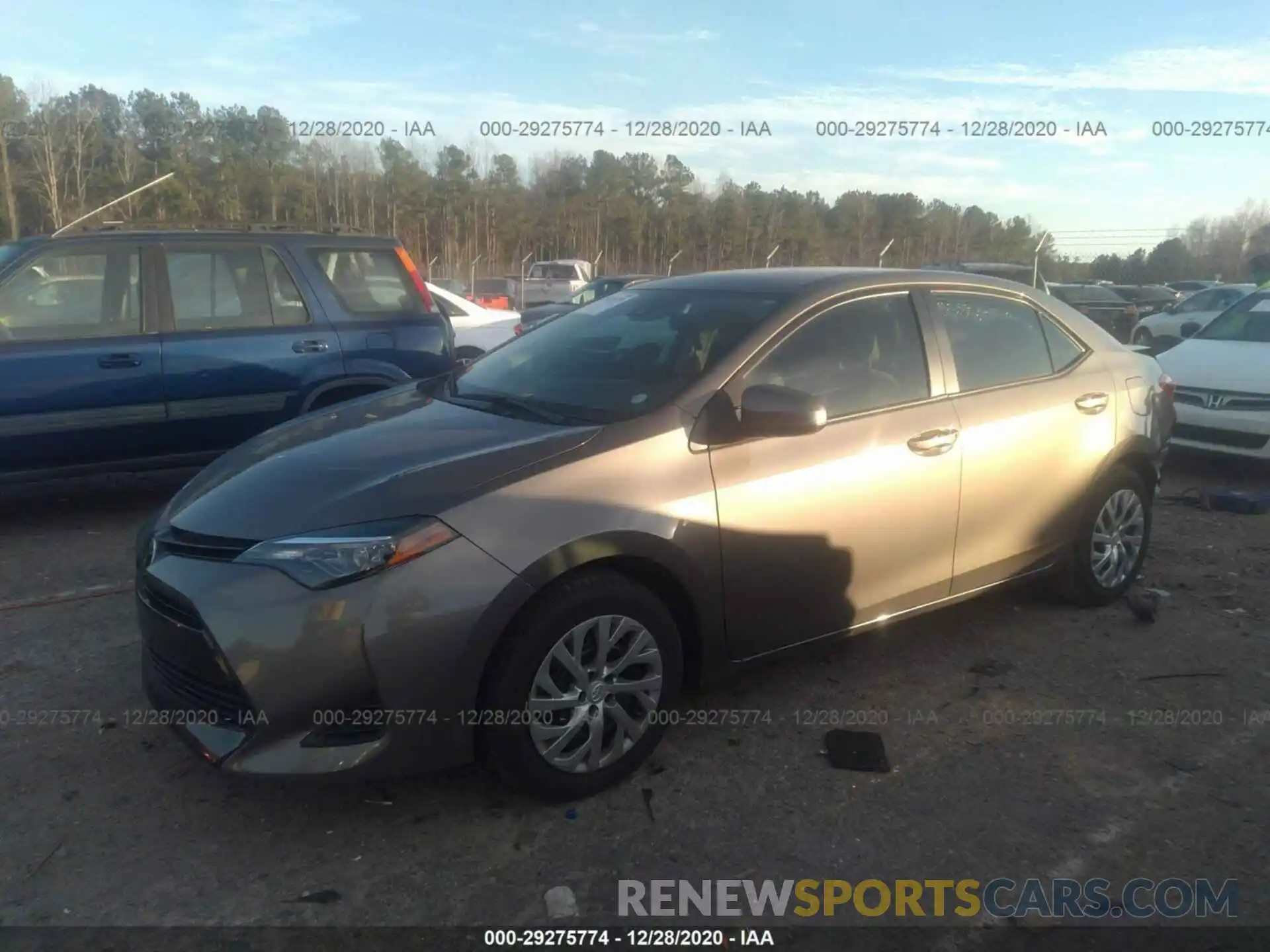 2 Photograph of a damaged car 2T1BURHE1KC193849 TOYOTA COROLLA 2019