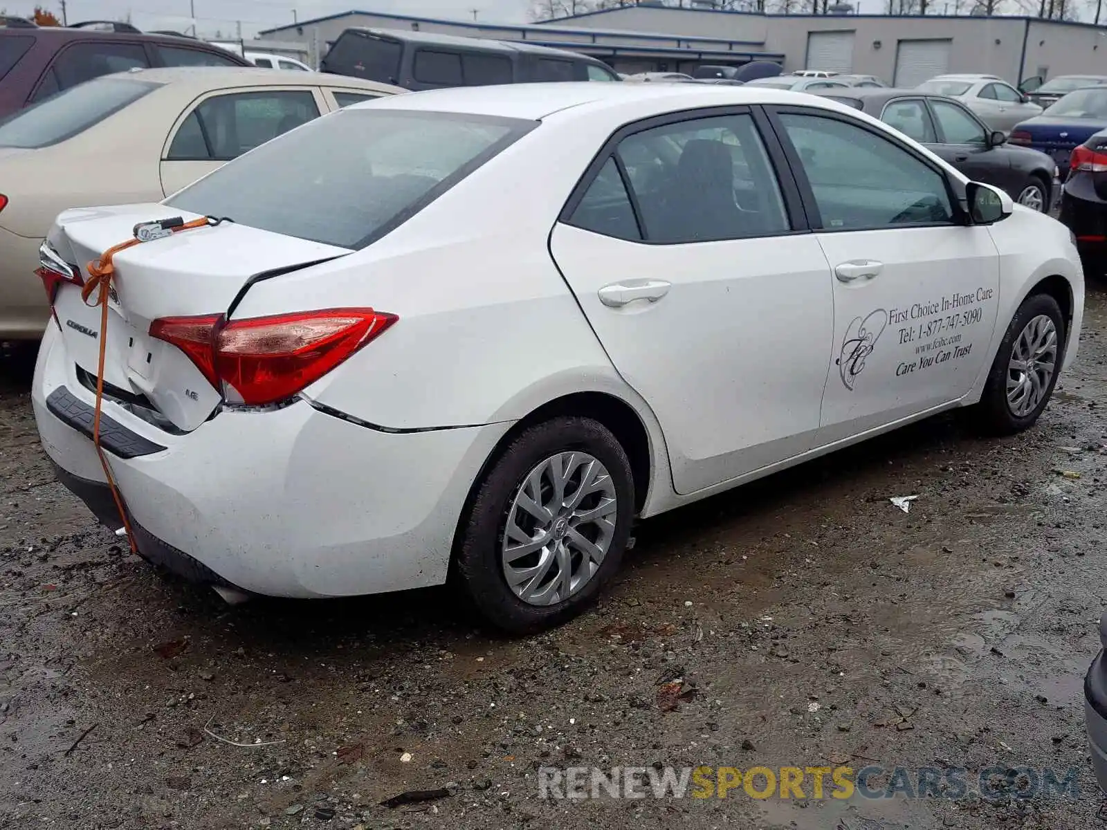 4 Photograph of a damaged car 2T1BURHE1KC194001 TOYOTA COROLLA 2019