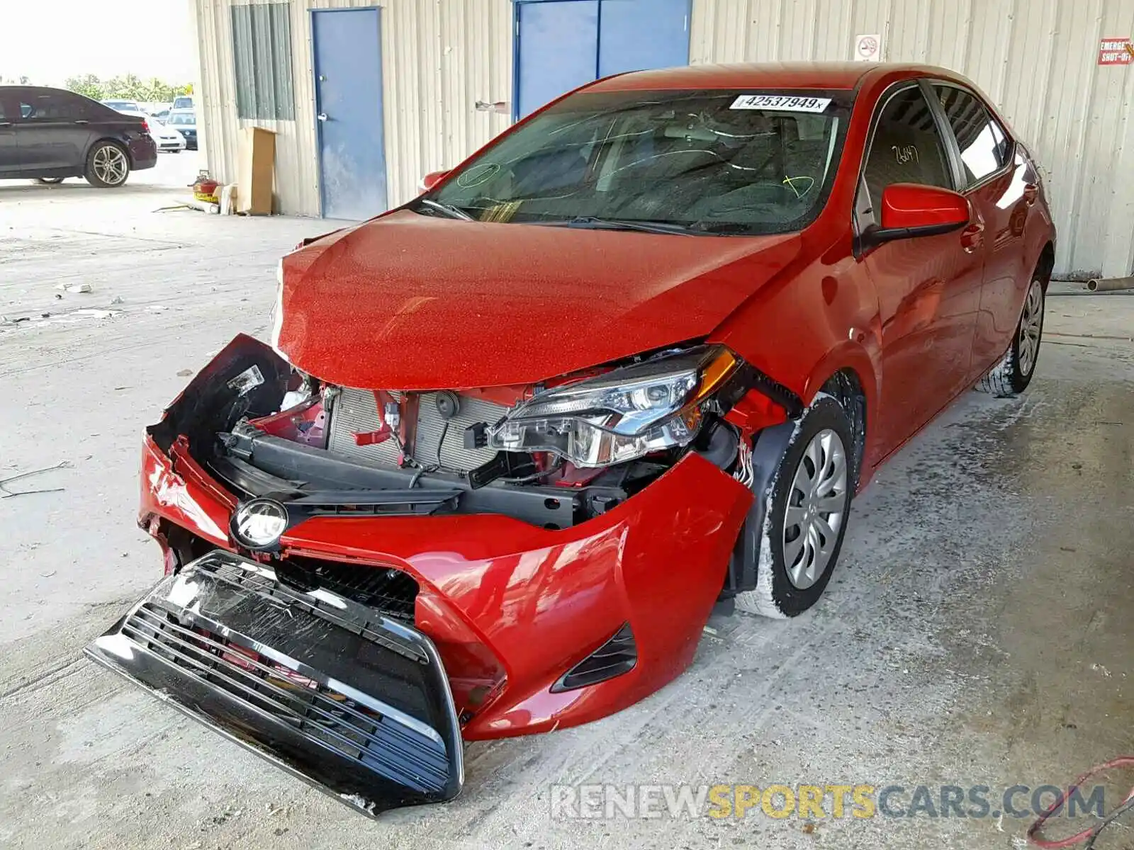 2 Photograph of a damaged car 2T1BURHE1KC194015 TOYOTA COROLLA 2019