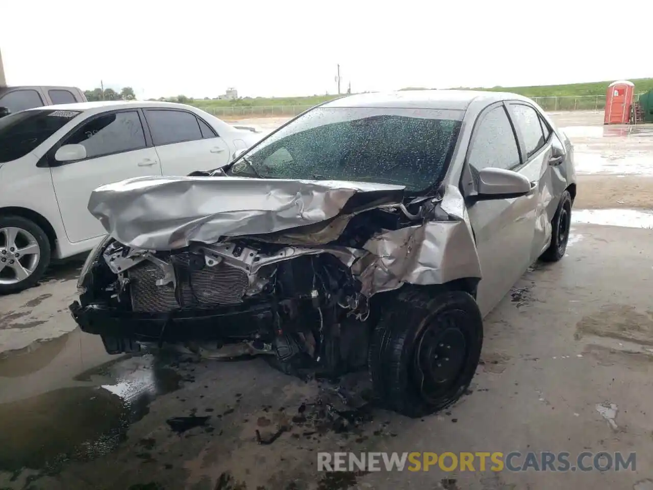 2 Photograph of a damaged car 2T1BURHE1KC194094 TOYOTA COROLLA 2019