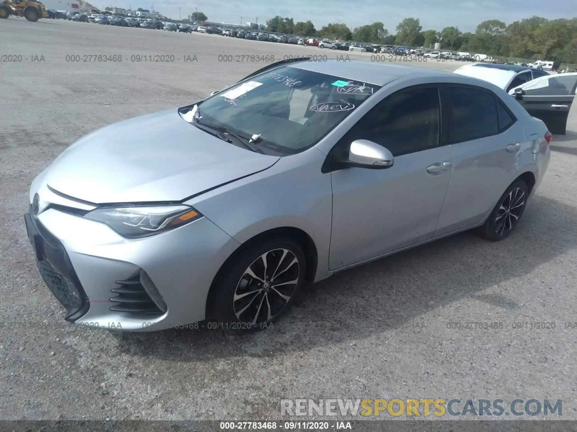 2 Photograph of a damaged car 2T1BURHE1KC194774 TOYOTA COROLLA 2019