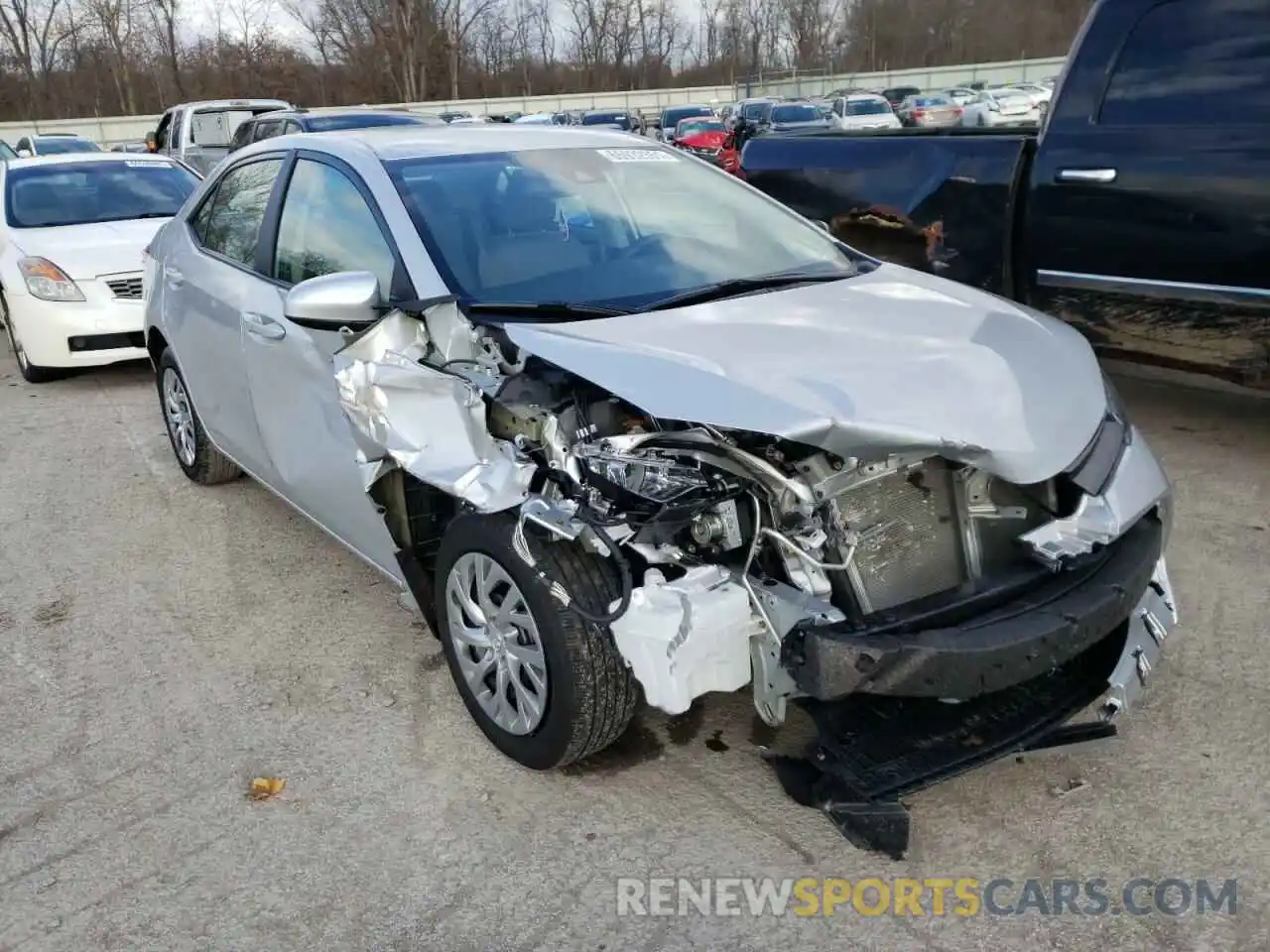 1 Photograph of a damaged car 2T1BURHE1KC195567 TOYOTA COROLLA 2019