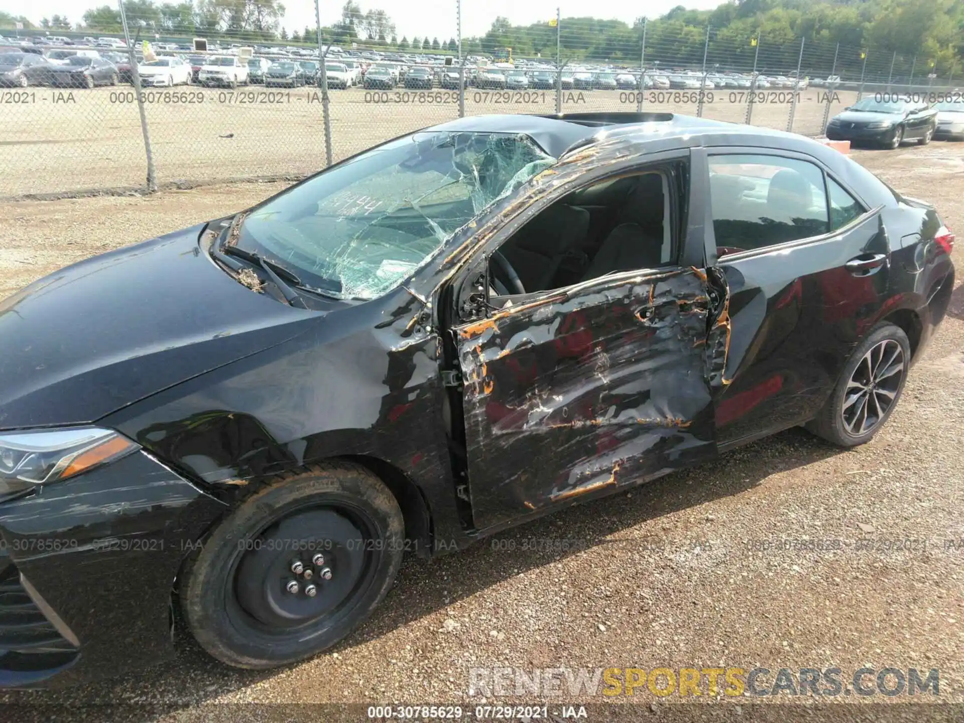 6 Photograph of a damaged car 2T1BURHE1KC196444 TOYOTA COROLLA 2019