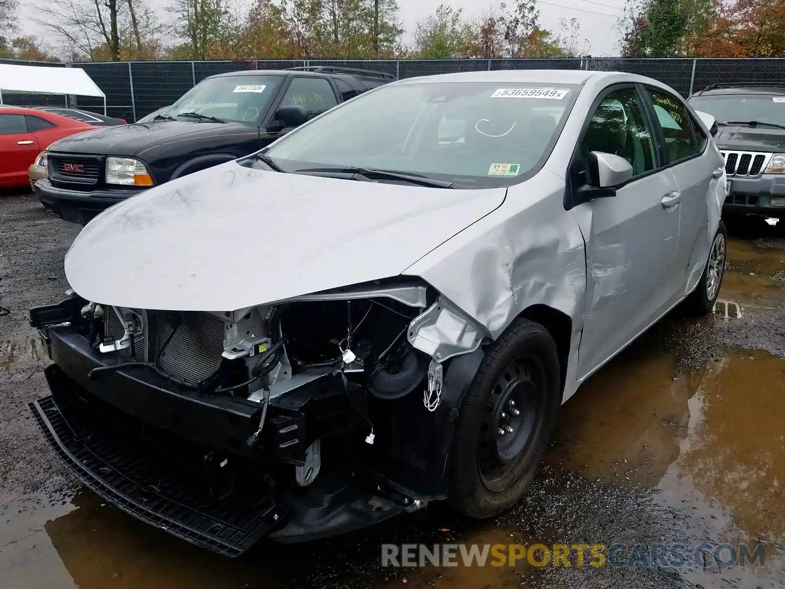 2 Photograph of a damaged car 2T1BURHE1KC196539 TOYOTA COROLLA 2019