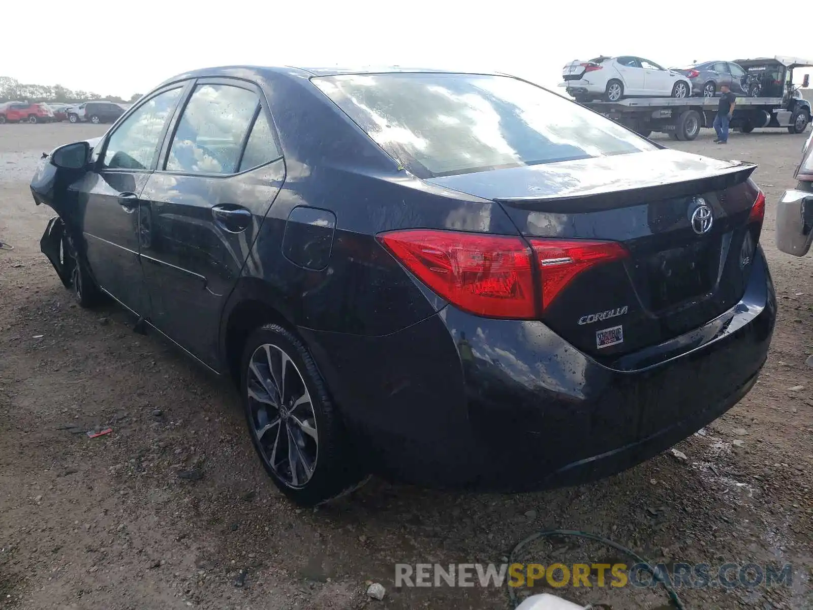 3 Photograph of a damaged car 2T1BURHE1KC197108 TOYOTA COROLLA 2019