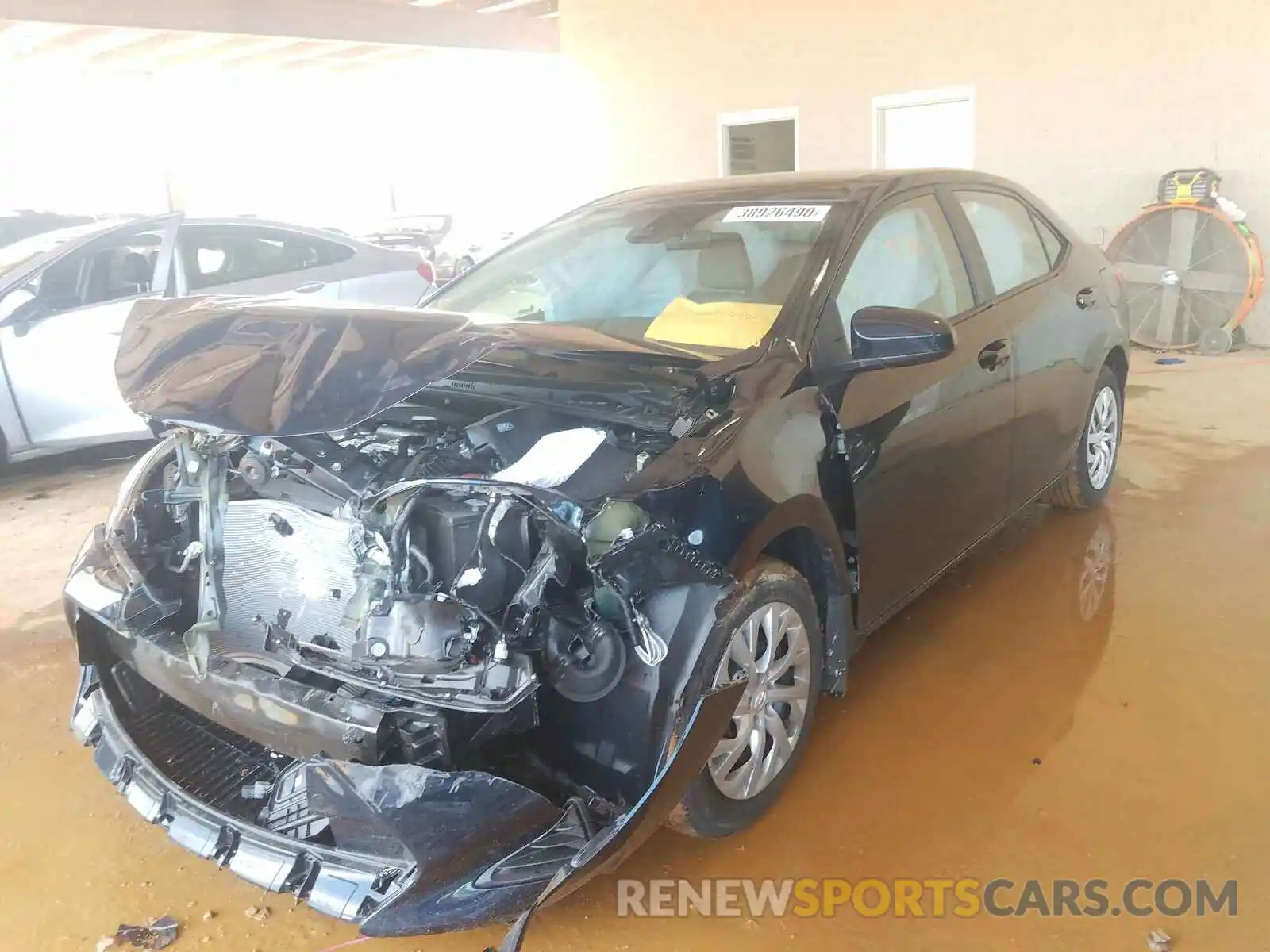 2 Photograph of a damaged car 2T1BURHE1KC197626 TOYOTA COROLLA 2019