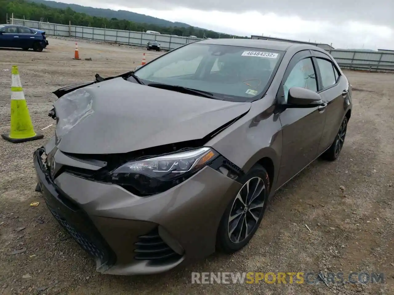 2 Photograph of a damaged car 2T1BURHE1KC197691 TOYOTA COROLLA 2019