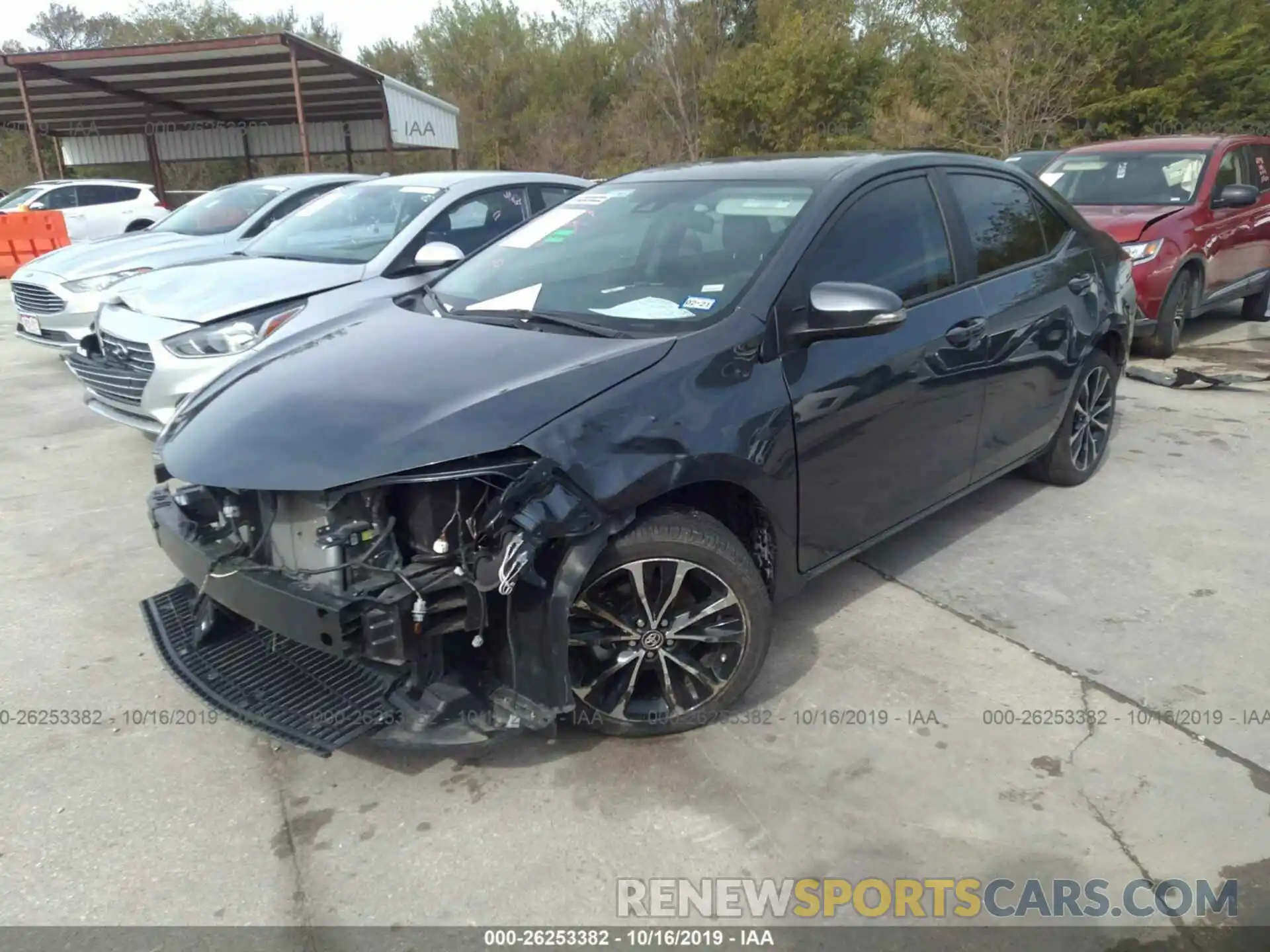 2 Photograph of a damaged car 2T1BURHE1KC197738 TOYOTA COROLLA 2019