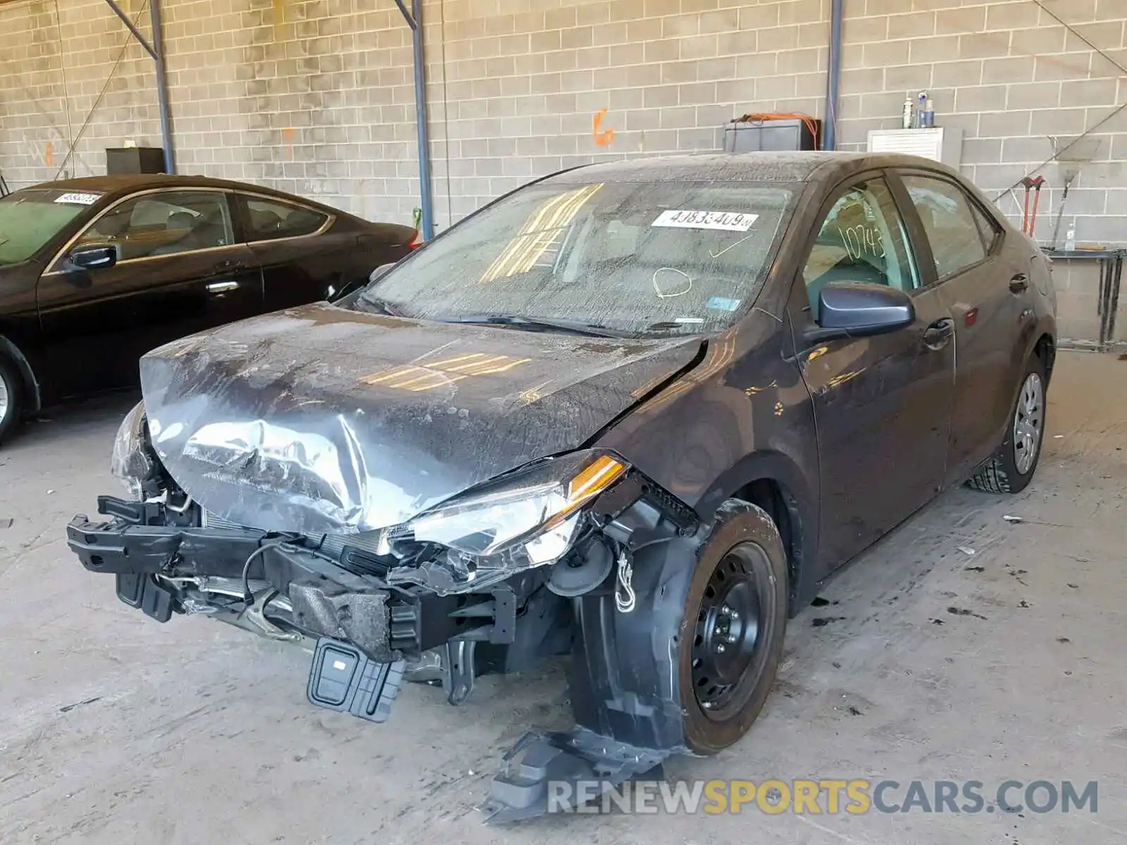 2 Photograph of a damaged car 2T1BURHE1KC198260 TOYOTA COROLLA 2019