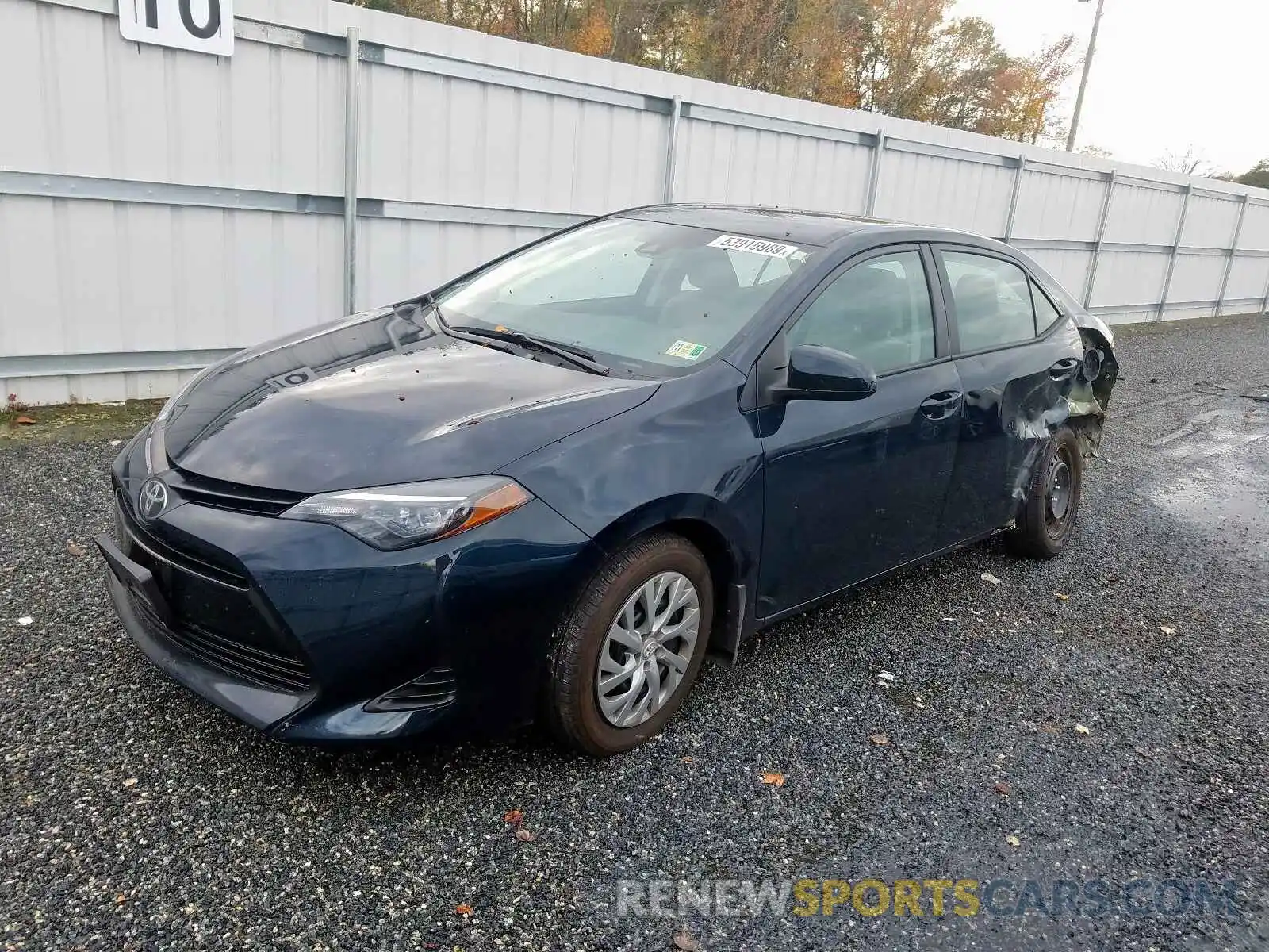 2 Photograph of a damaged car 2T1BURHE1KC198758 TOYOTA COROLLA 2019