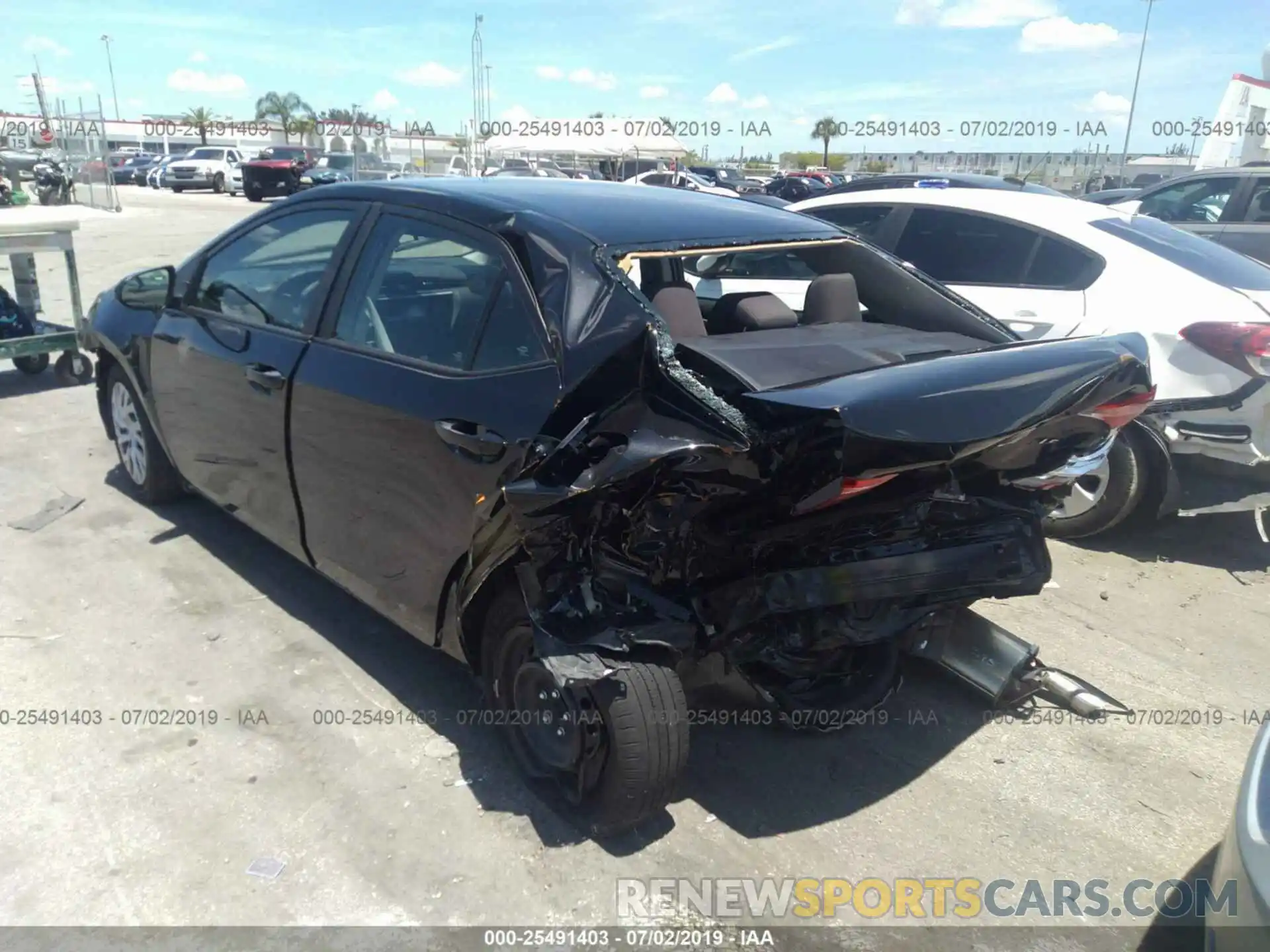 6 Photograph of a damaged car 2T1BURHE1KC199053 TOYOTA COROLLA 2019